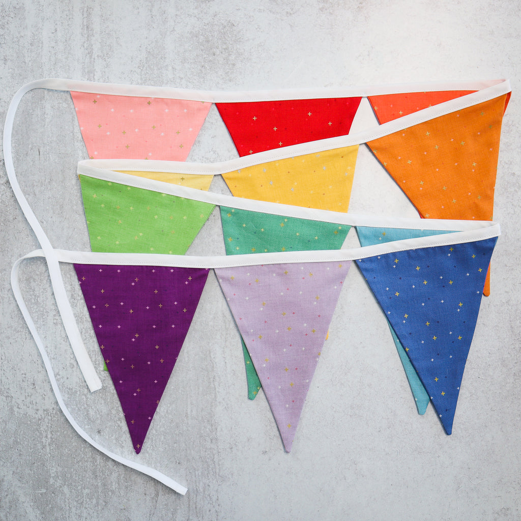 Pennant Banner Sewing Kit - Rainbow