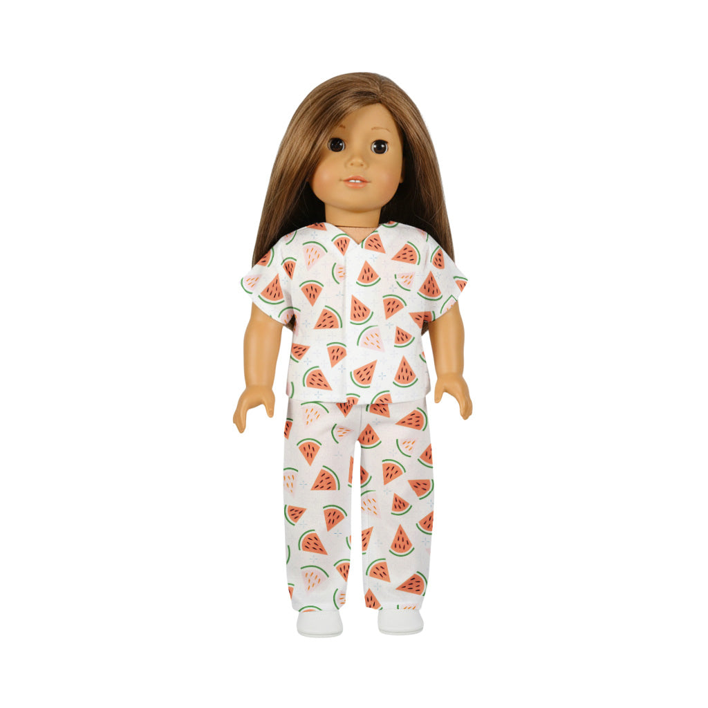 Doll Pajama Sewing Kit Watermelon