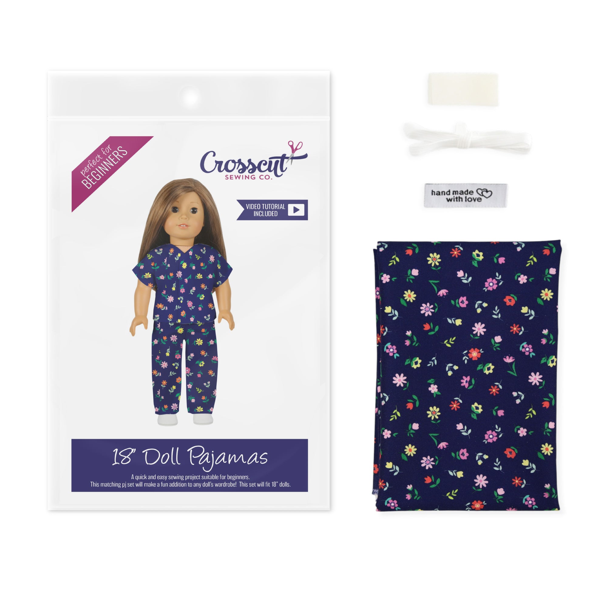 Doll Pajama Sewing Kit