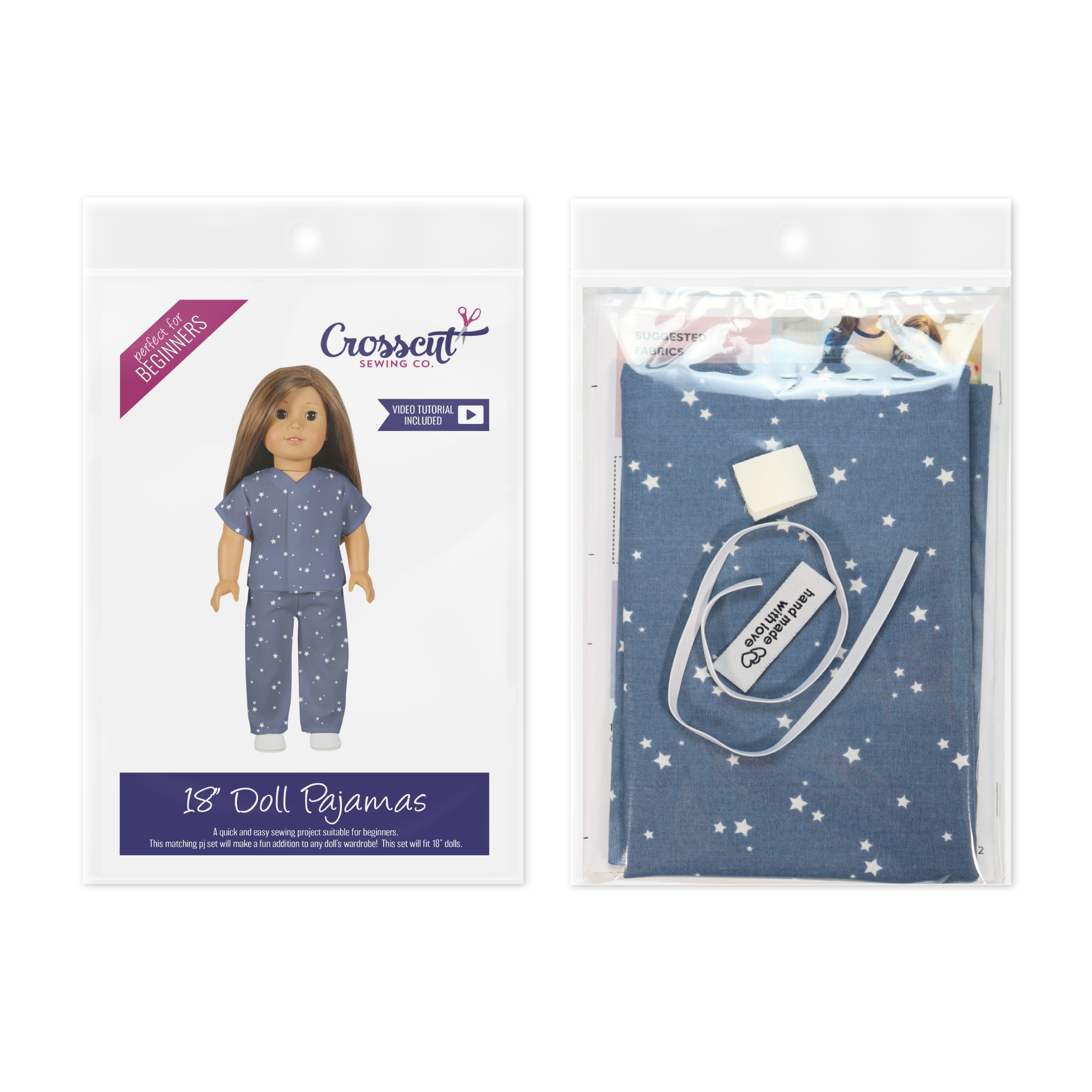 Doll Pajama Sewing Kit