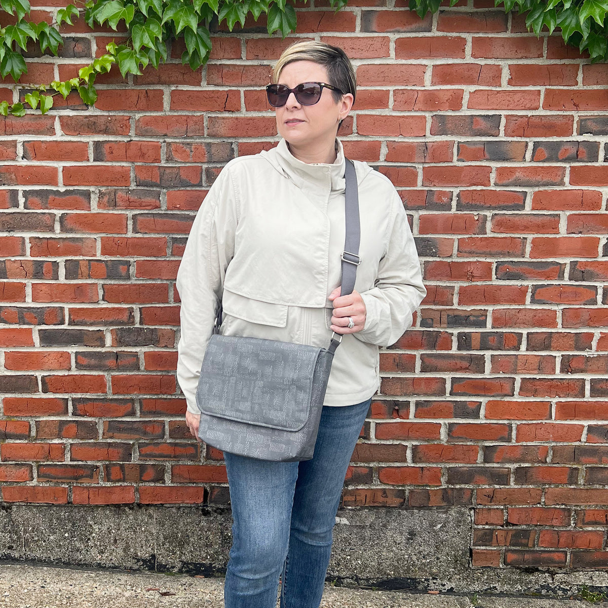 Messenger Bag - Beginner Sewing Pattern & Video Tutorial - PDF Downloa ...