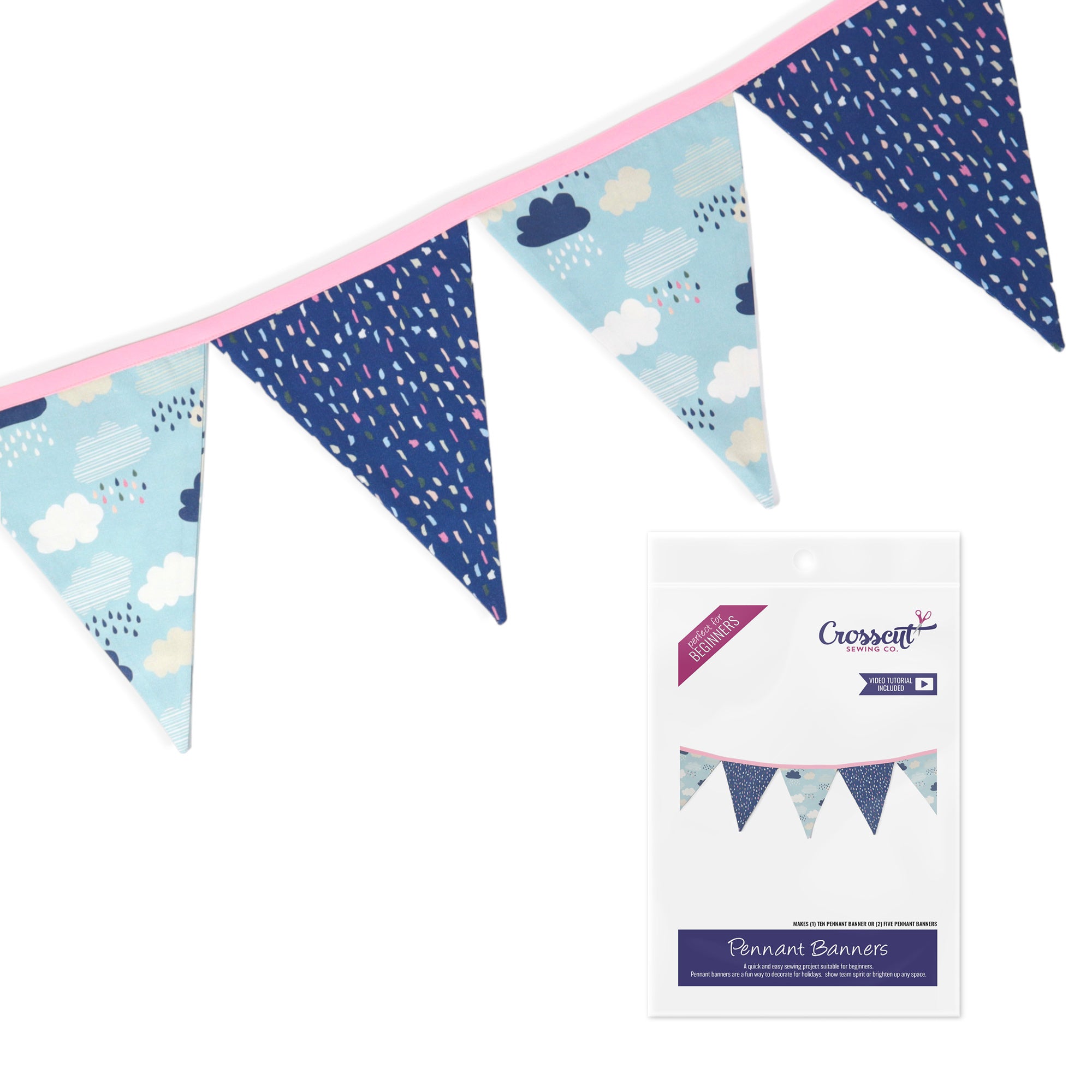 Pennant Banner Sewing Kit
