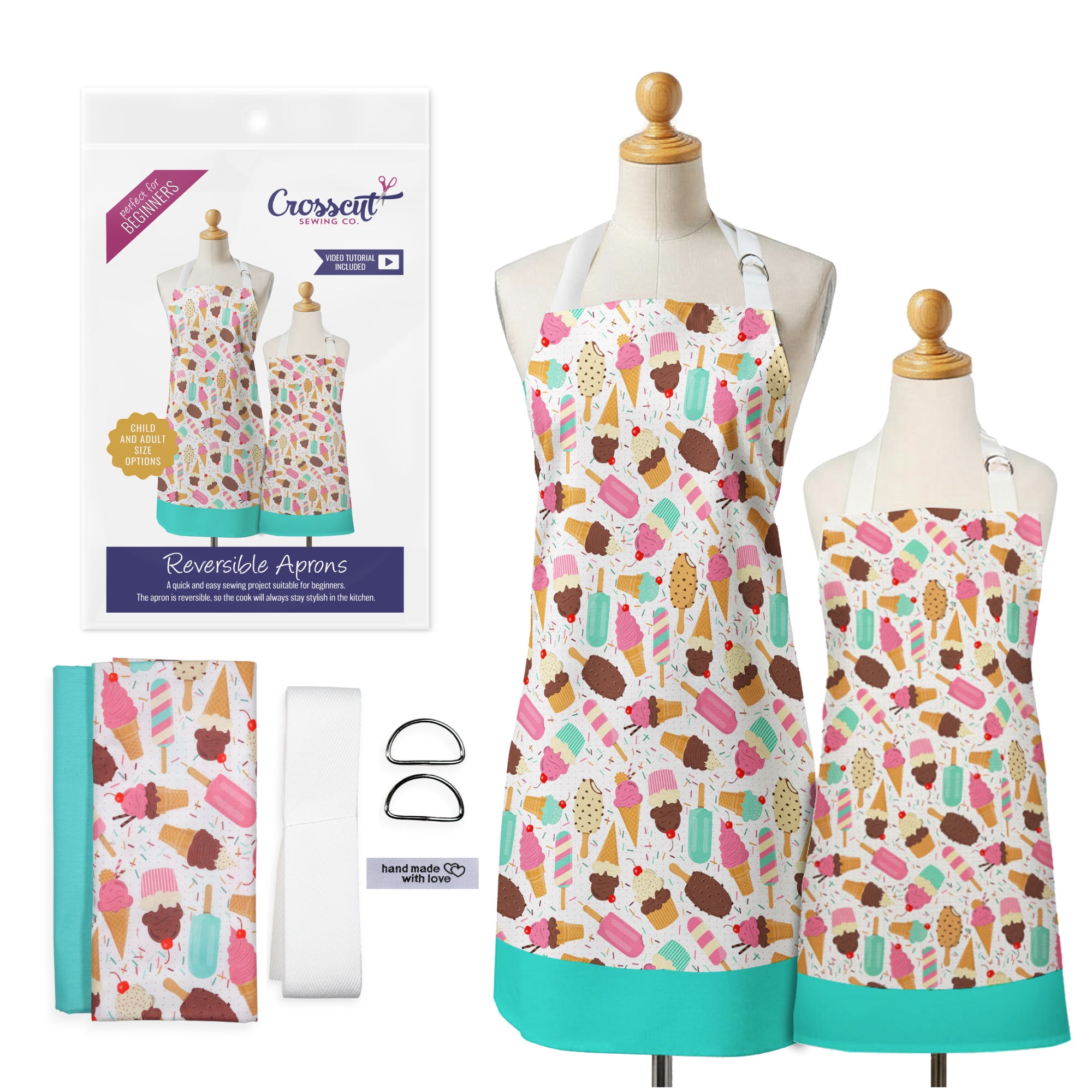 Reversible Apron Sewing Kit