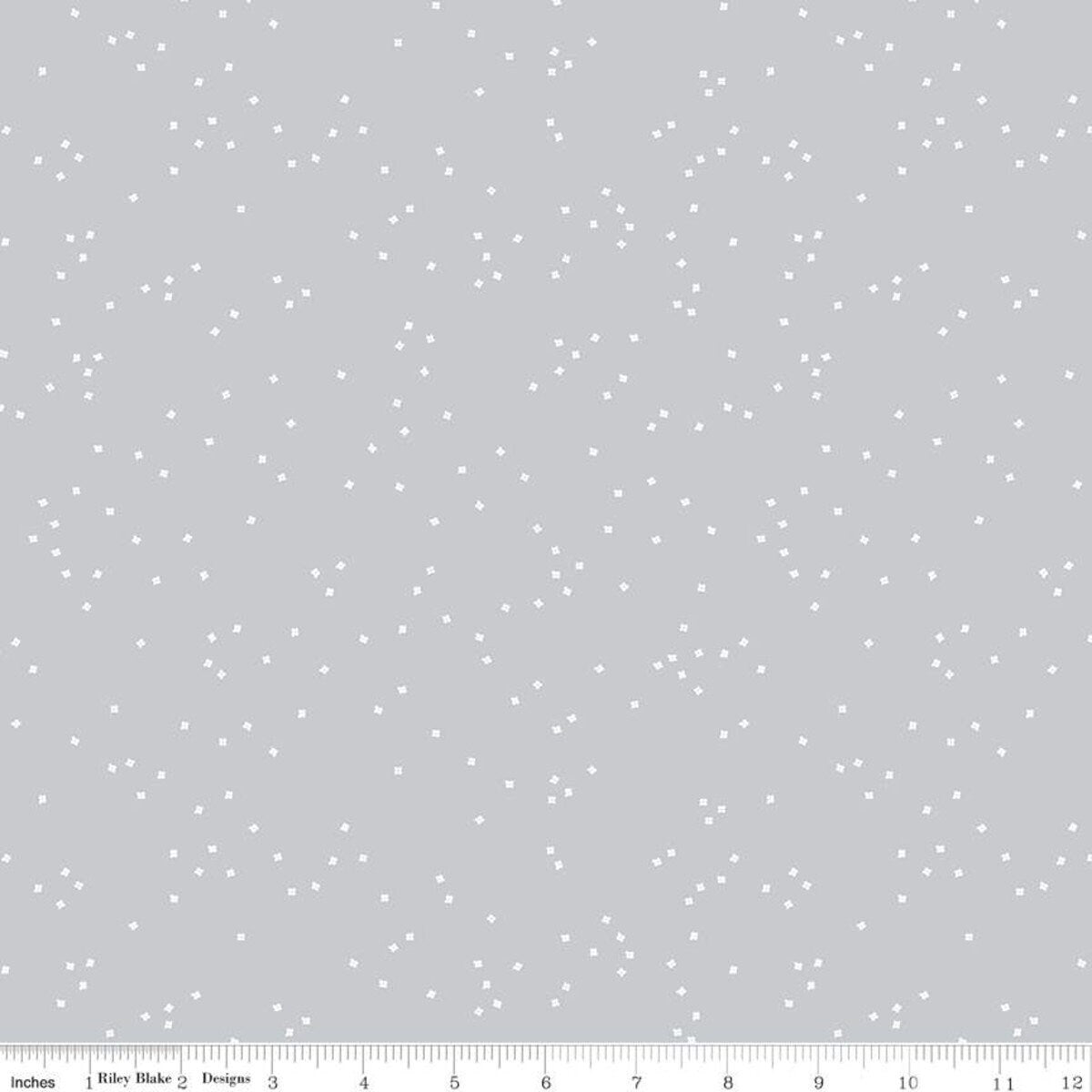 Blossom Silver by Christopher Thompson for Riley Blake Design - 1/2 Yard