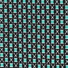 Snips N' Spools from Sewing Circle for Michael Miller Fabrics, 1/2 Yard, Sewing Theme Fabric, Fabric with Thread Spools, Black & Teal Fabric