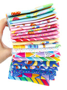 Triangles Blue from Rainbowfruit by Amber Kemp-Gerstel for Riley Blake - 1/2 Yard