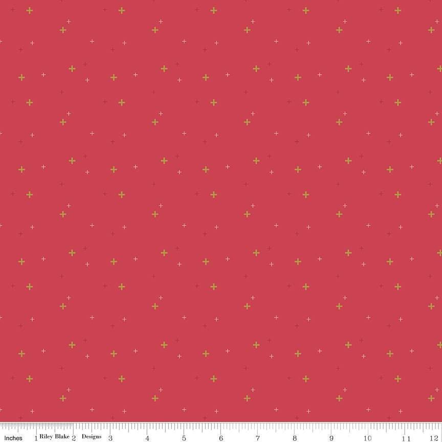 Cayenne Sparkle from Sparkler Basics by Melissa Mortenson for Riley Blake - 1/2 Yard