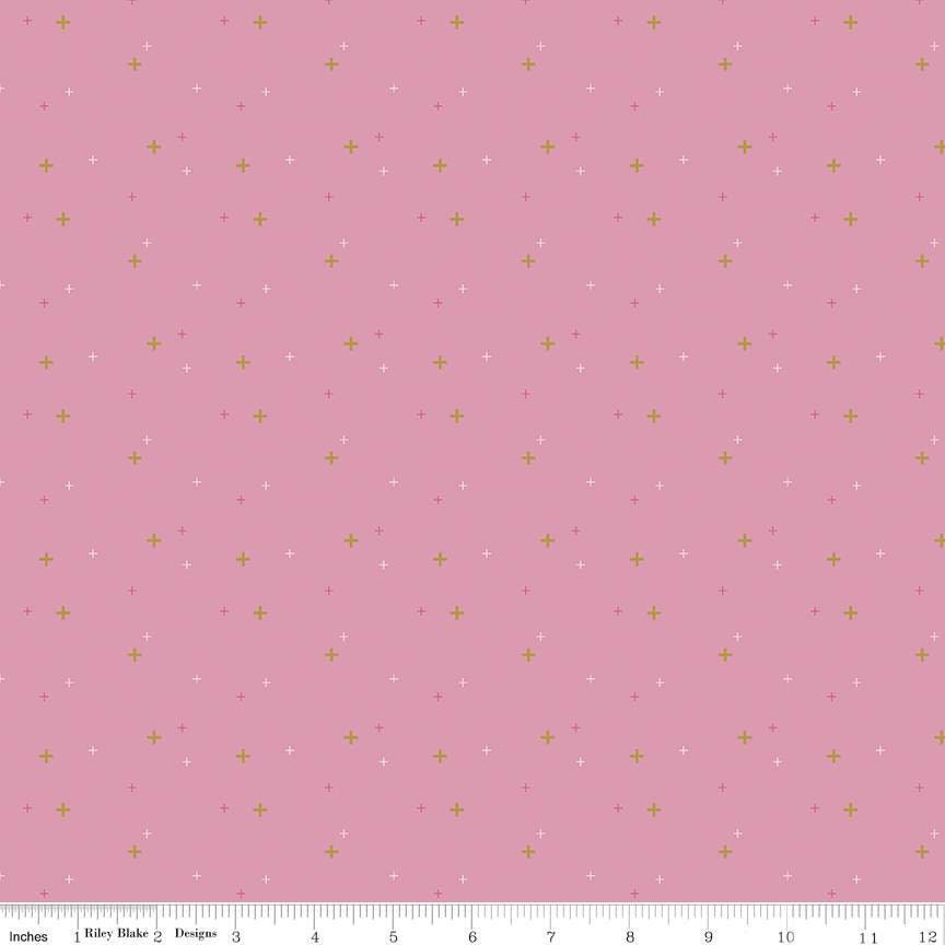 Rose Sparkle from Sparkler Basics by Melissa Mortenson for Riley Blake - 1/2 Yard