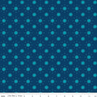 Suns Navy from Sunshine Blvd by Amber Kemp-Gerstel for Riley Blake - 1/2 Yard