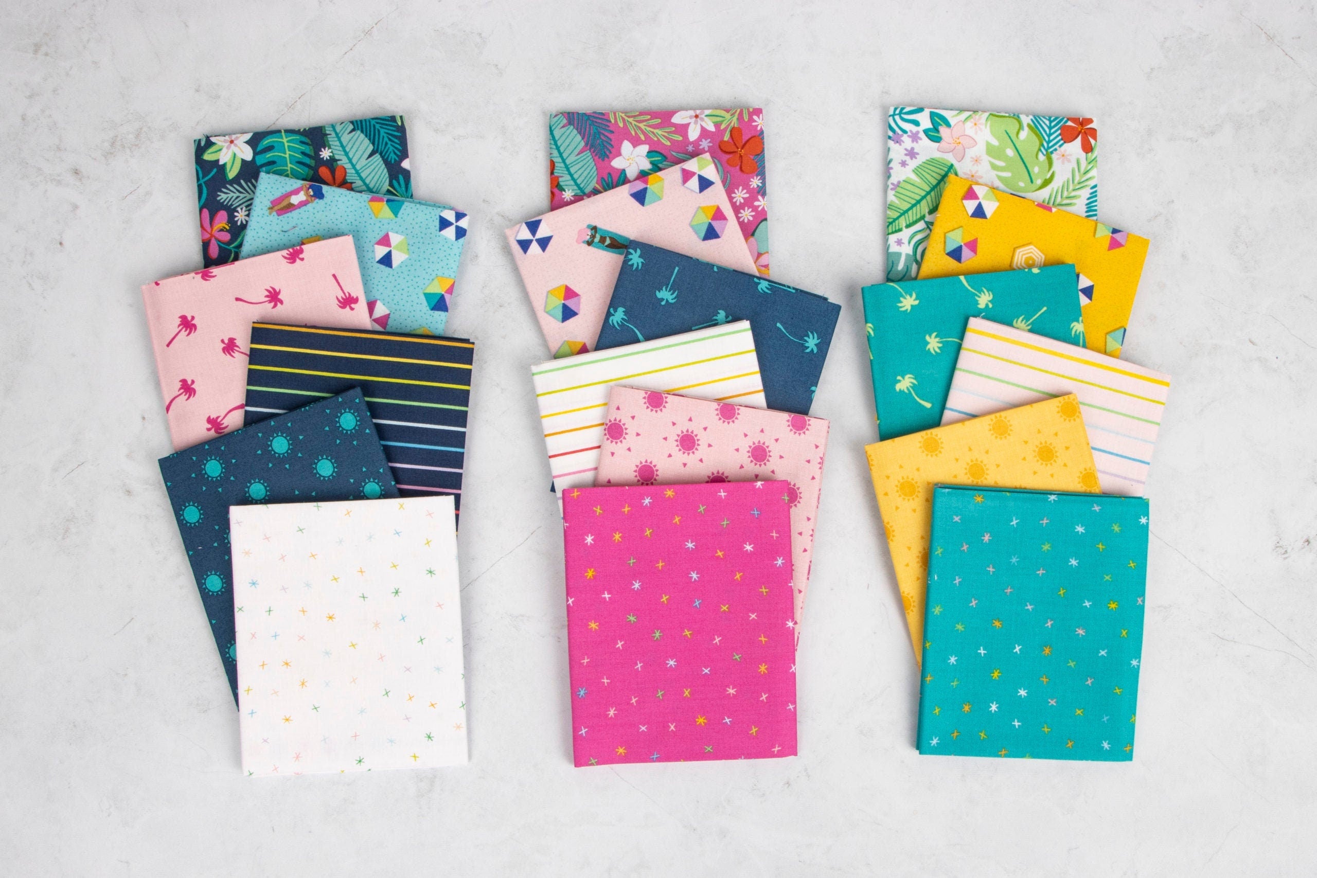 Cheater Print Multi from Sunshine Blvd by Amber Kemp-Gerstel for Riley Blake - 1/2 Yard