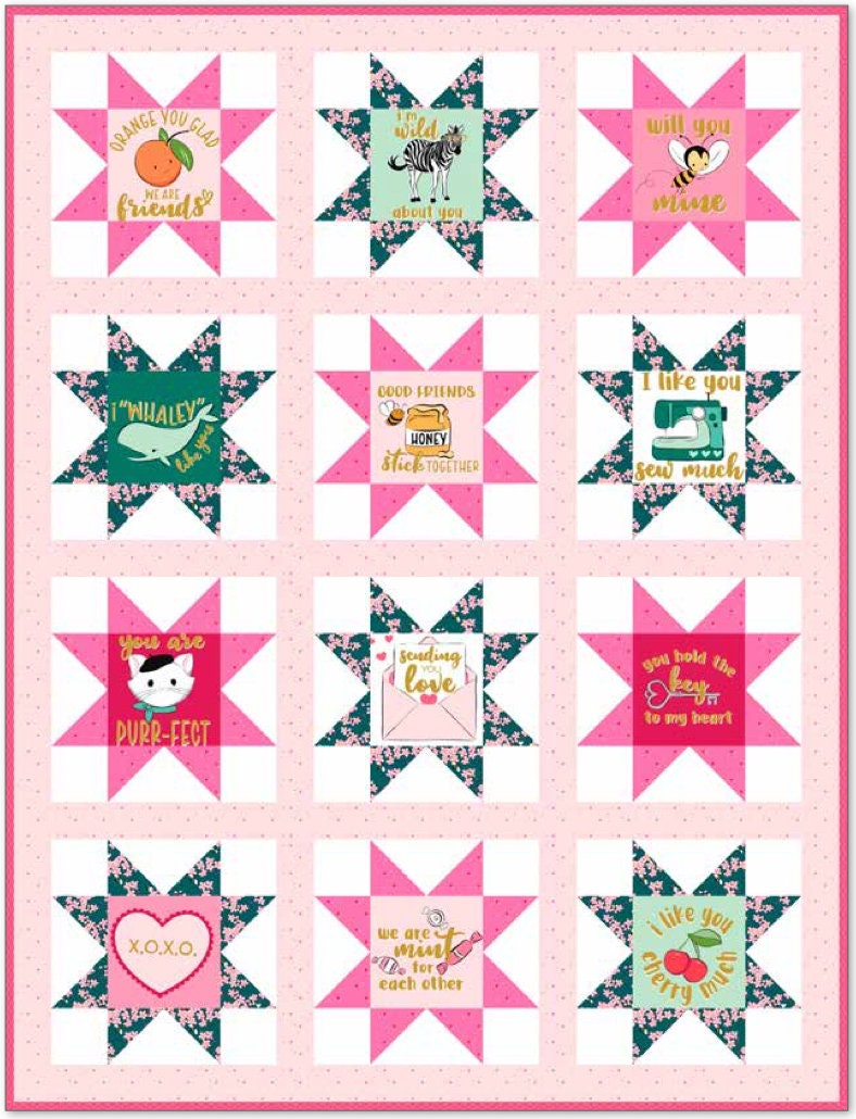 Mint for You Panel by Melissa Mortenson for Riley Blake Designs