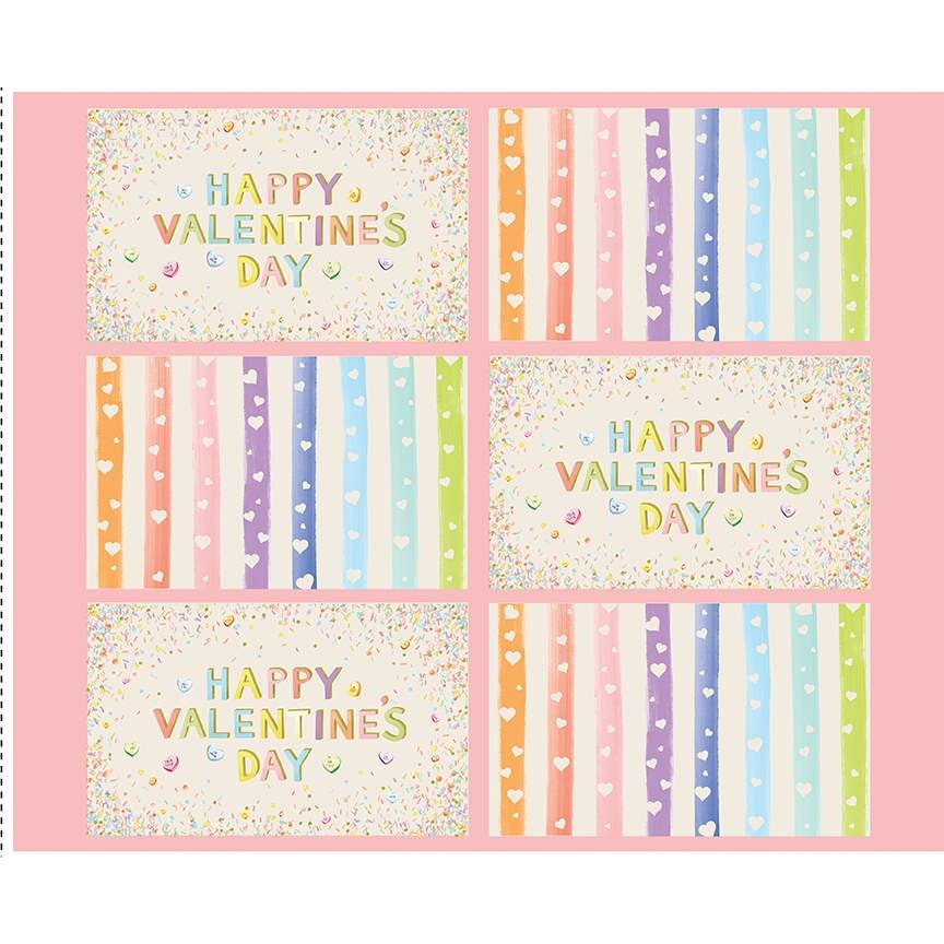 Monthly Placemats 2 February - Valentine&#39;s Placemat Panel by Hester & Cook for Riley Blake Designs