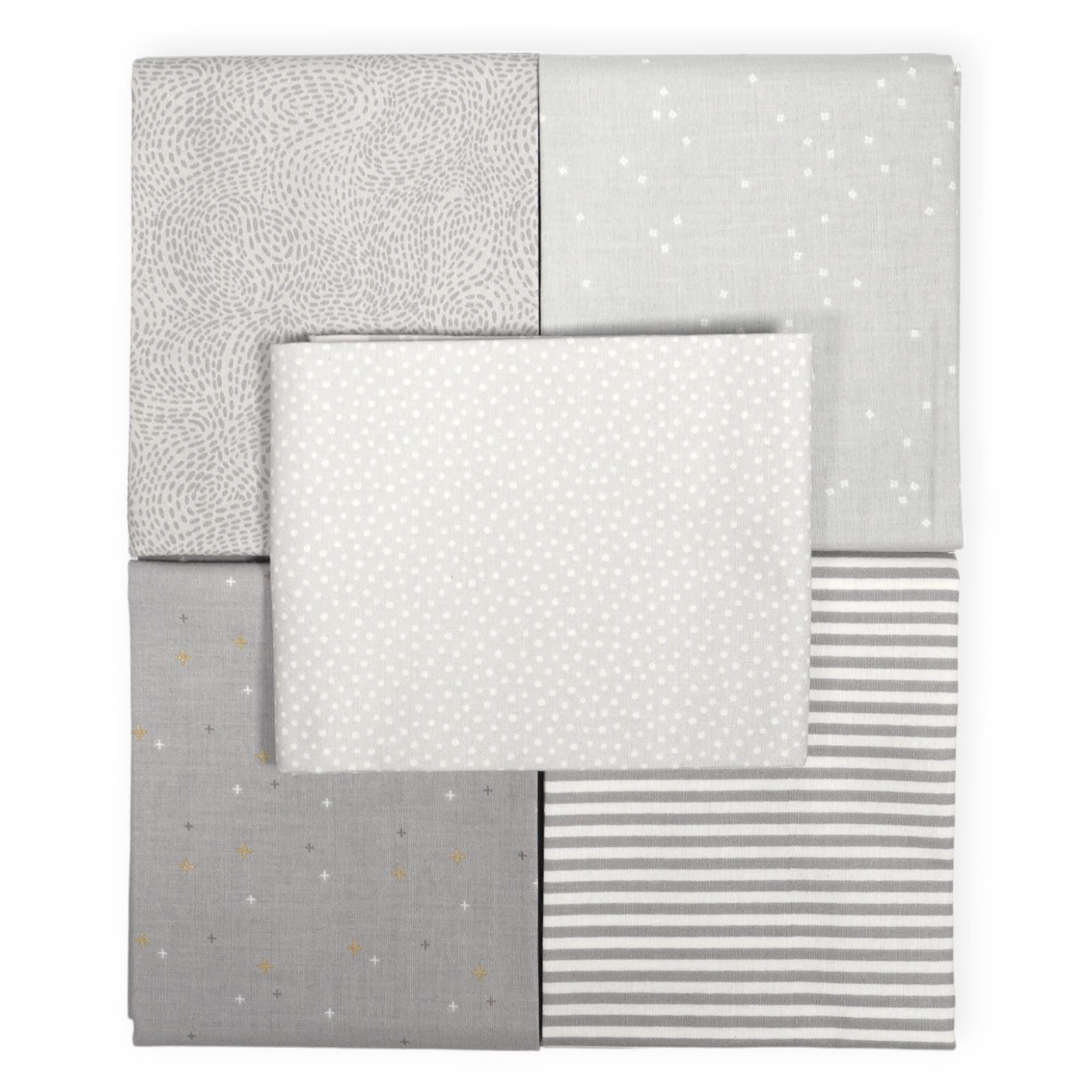 Blossom Silver by Christopher Thompson for Riley Blake Design - 1/2 Yard
