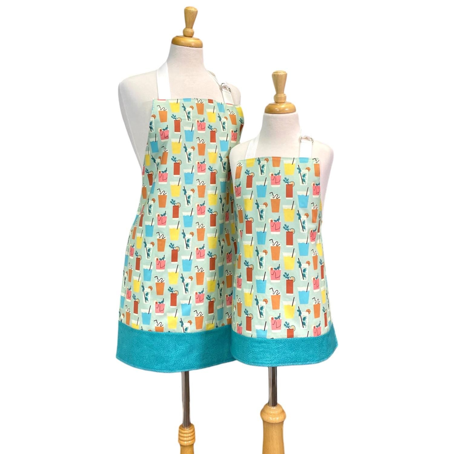 Drinks Light Turquoise from Food Trucks by Jeannie Phan for Paintbrush Studio Fabric
