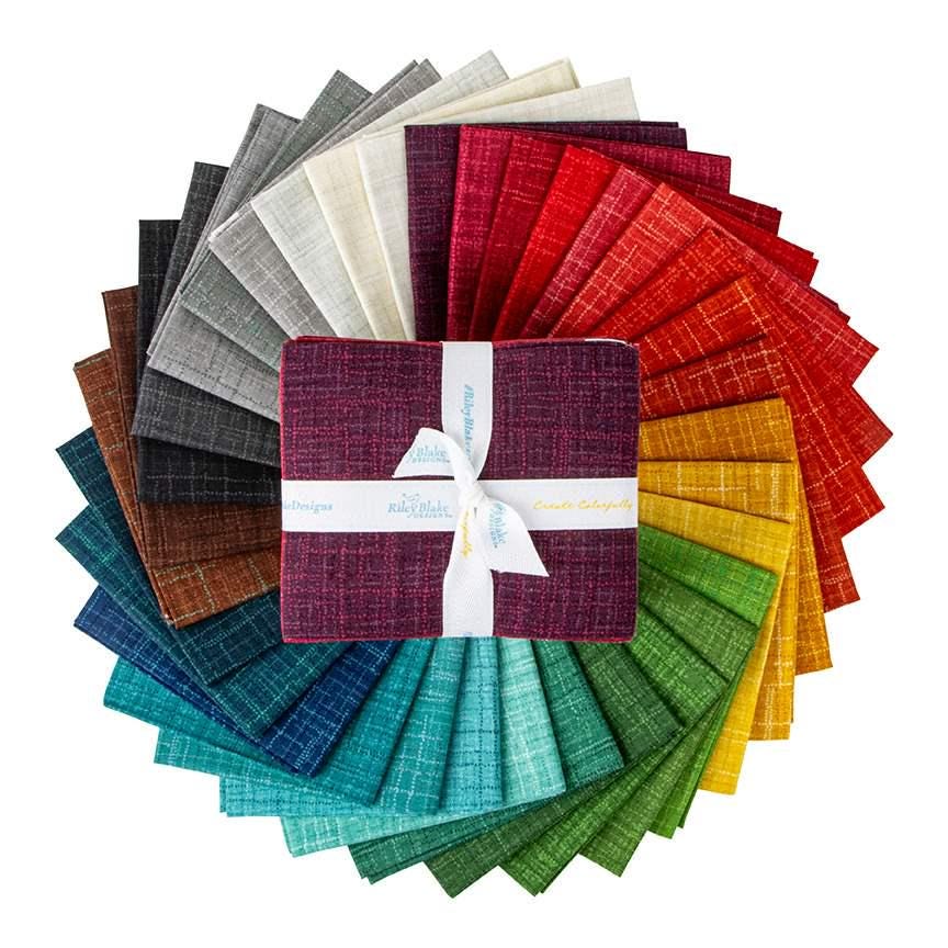 Grasscloth Cottons Wine by Heather Peterson for Riley Blake Designs - 1/2 Yard, Blue Red Fabric, Deep Red Fabric By The Yard