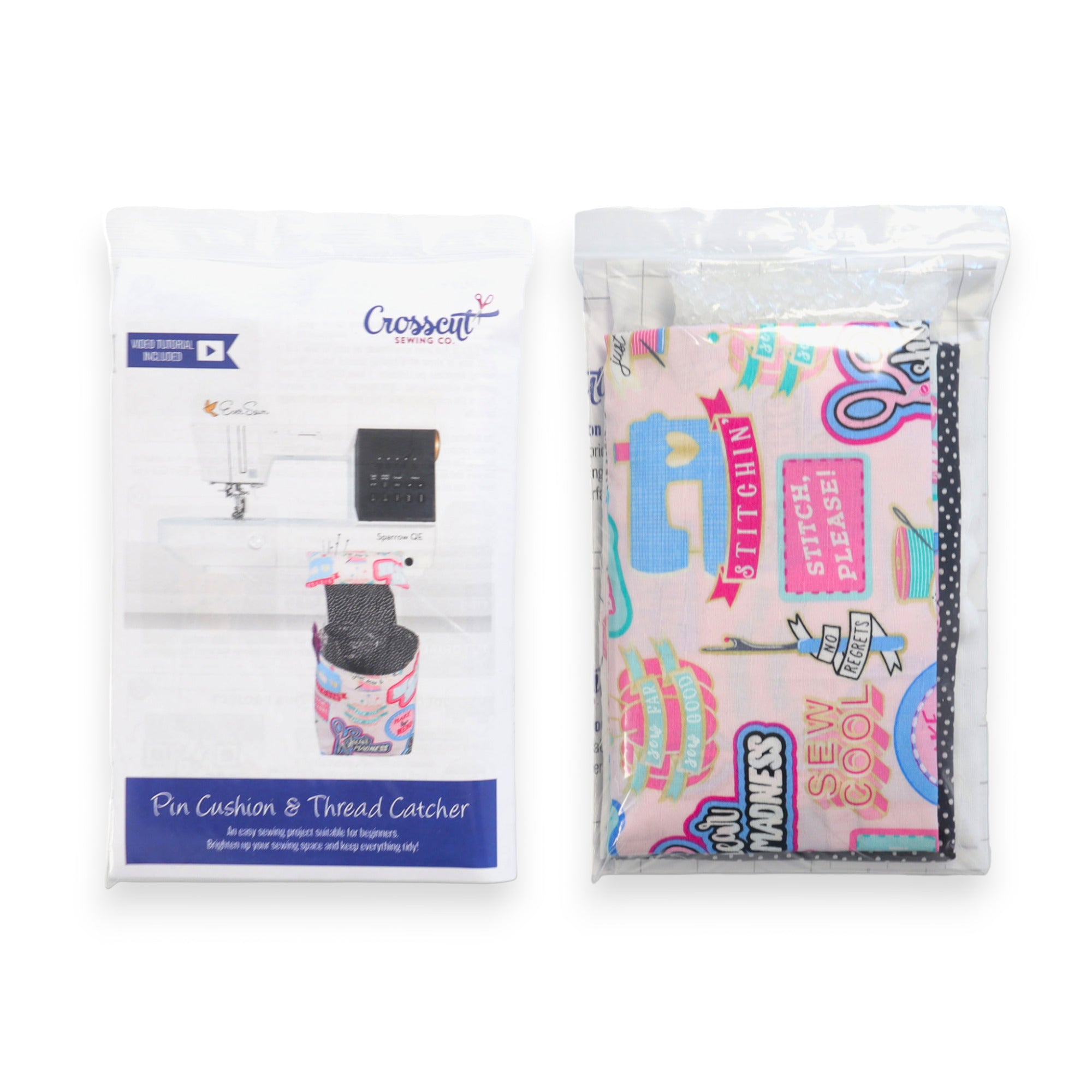 Sewing Machine Mat, Pin Cushion and Thread Catcher Sewing Kit