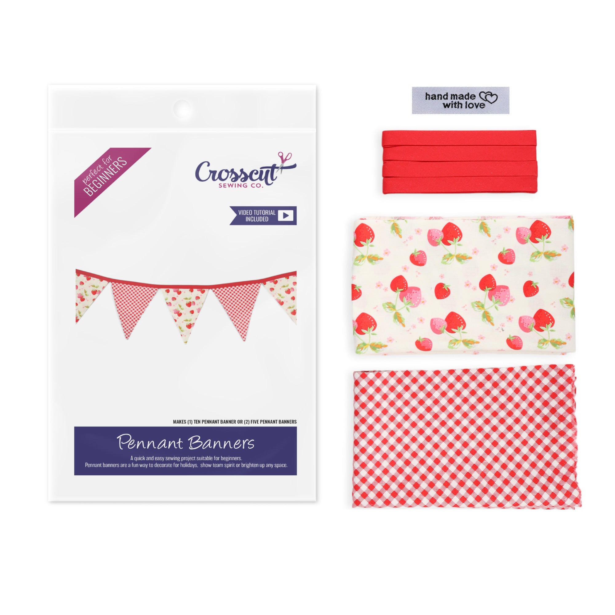 Pennant Banner Sewing Kit