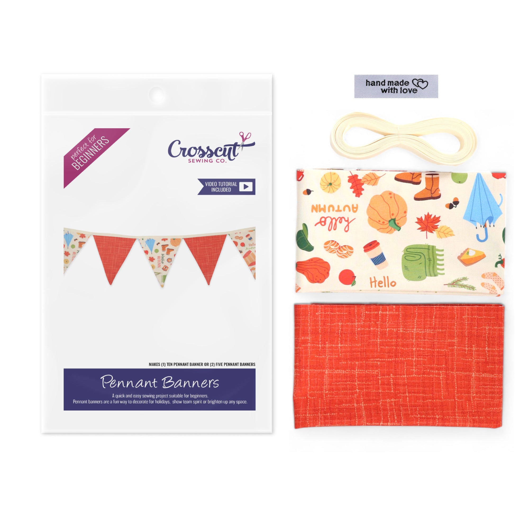 Pennant Banner Sewing Kit