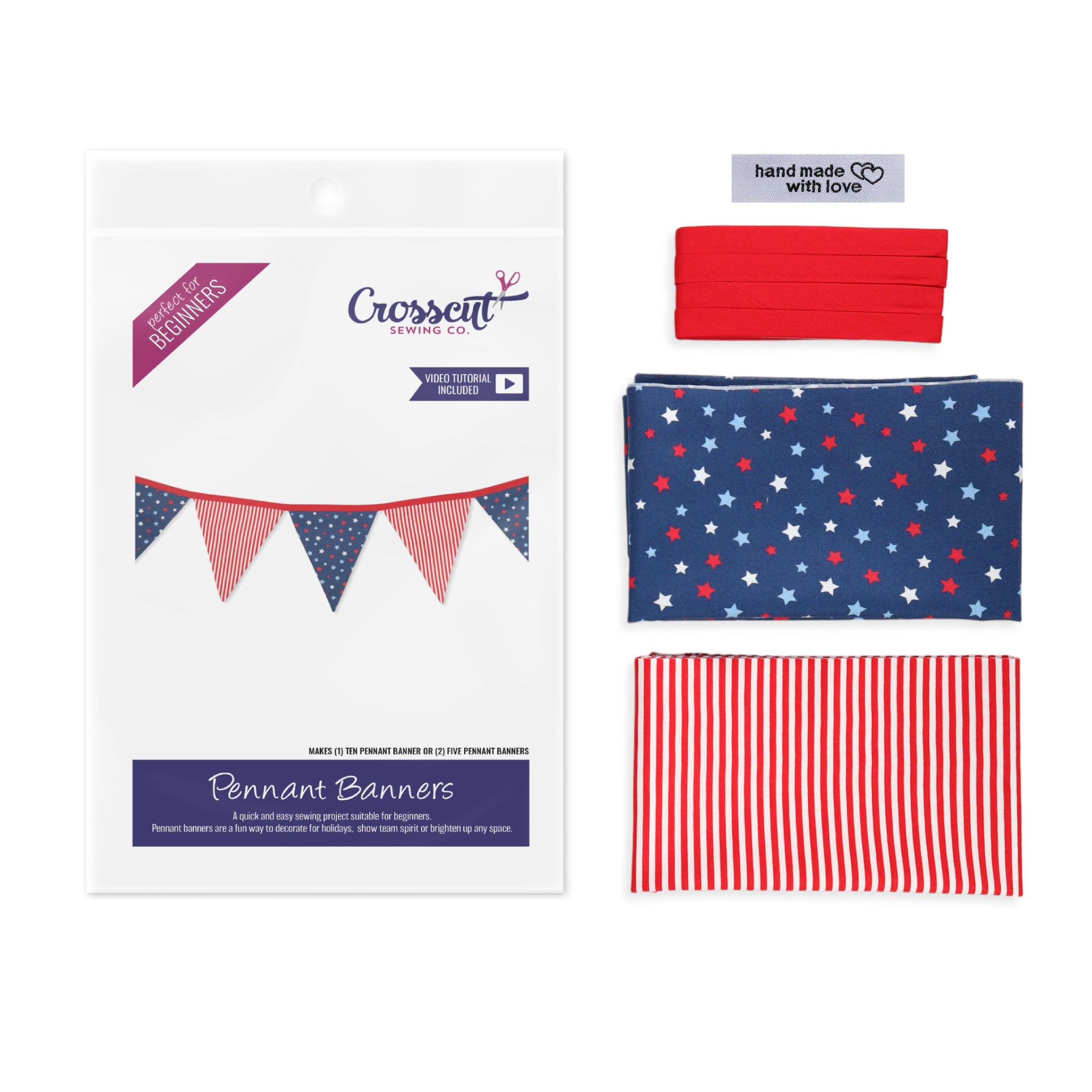 Pennant Banner Sewing Kit