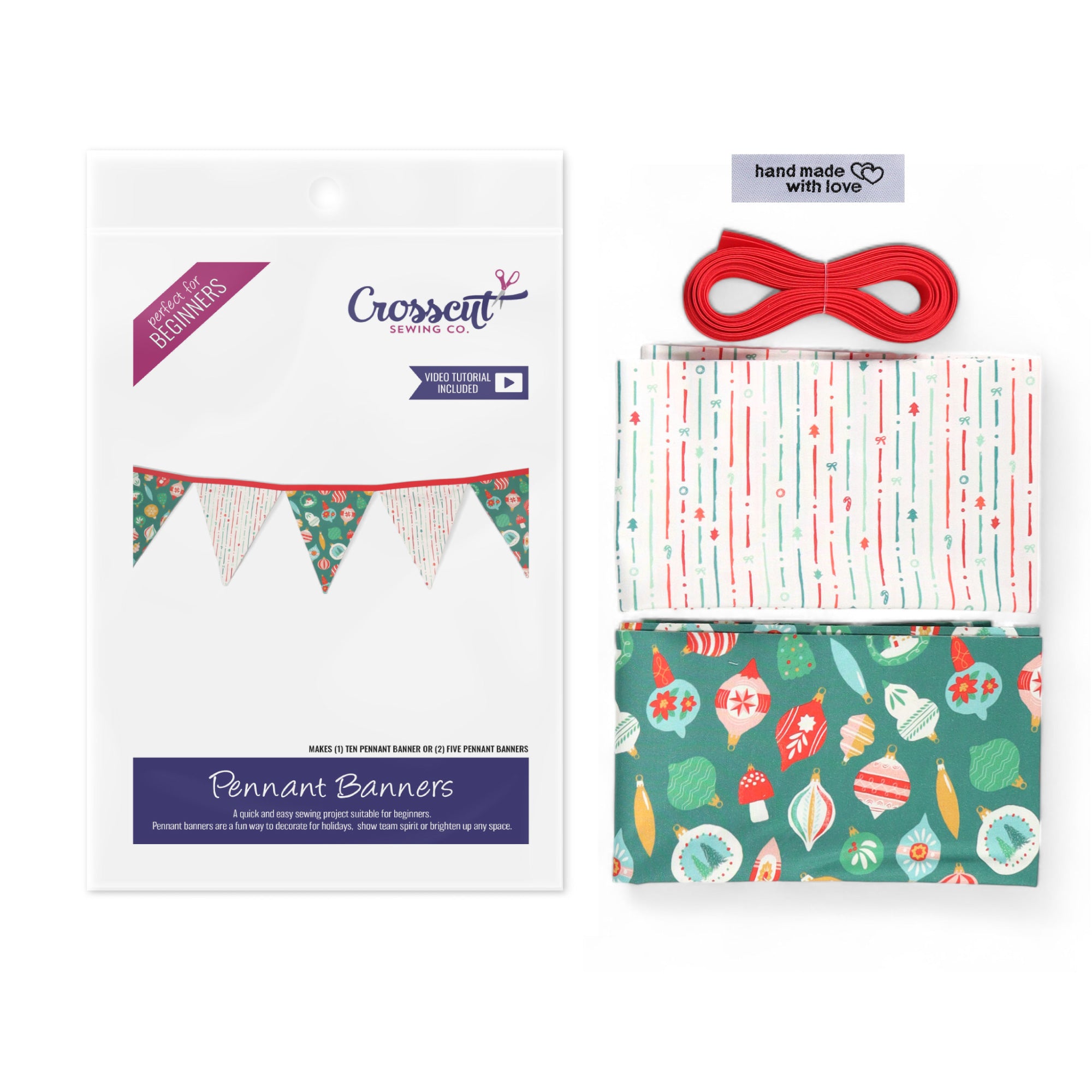 Pennant Banner Sewing Kit