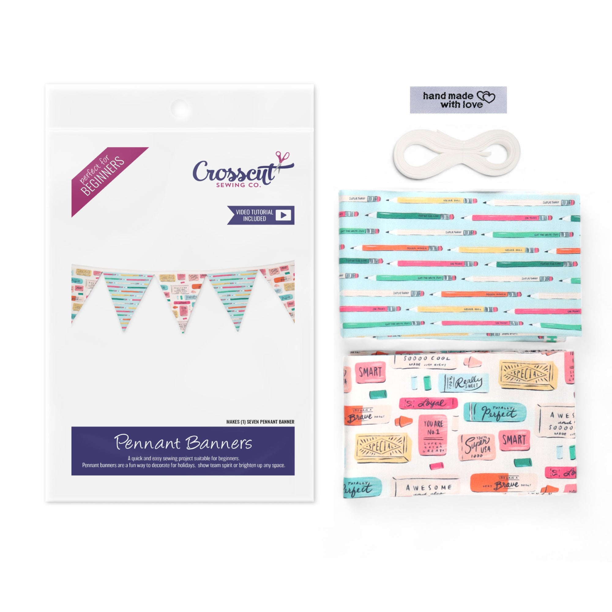 Pennant Banner Sewing Kit
