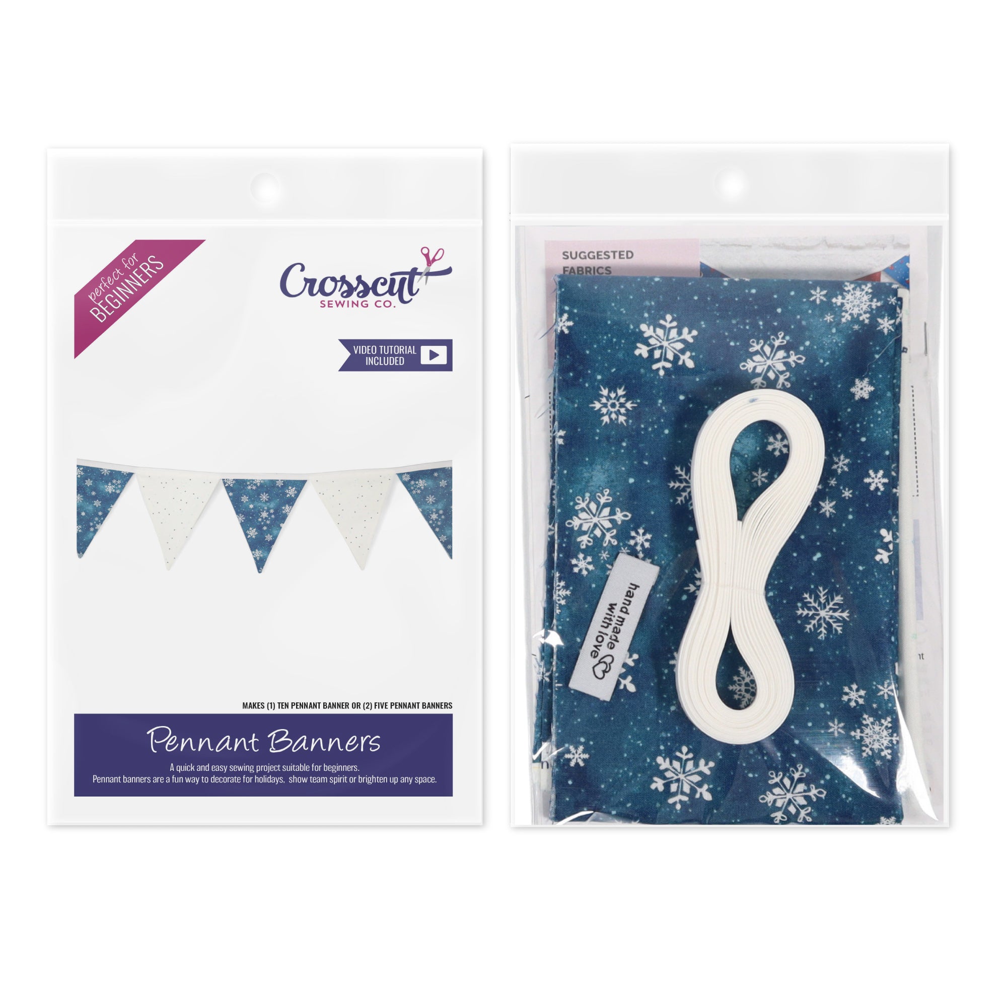 Pennant Banner Sewing Kit