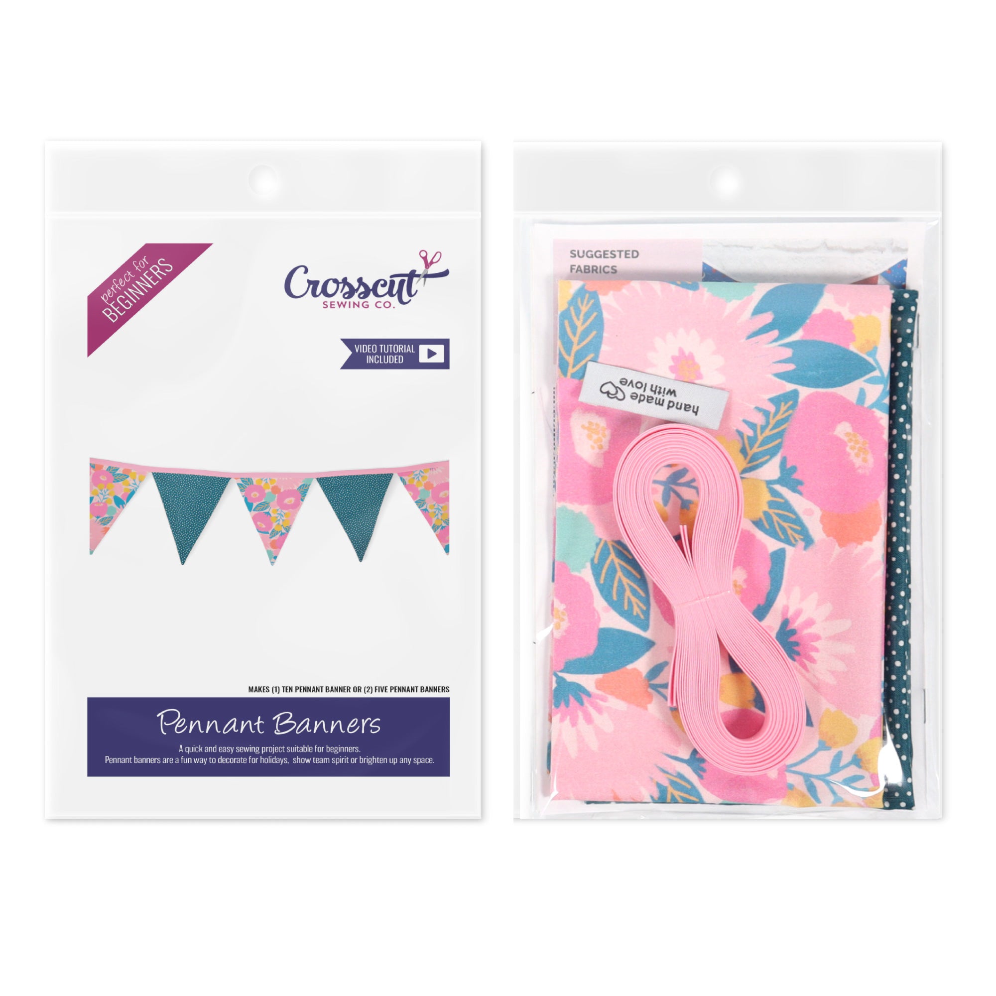 Pennant Banner Sewing Kit
