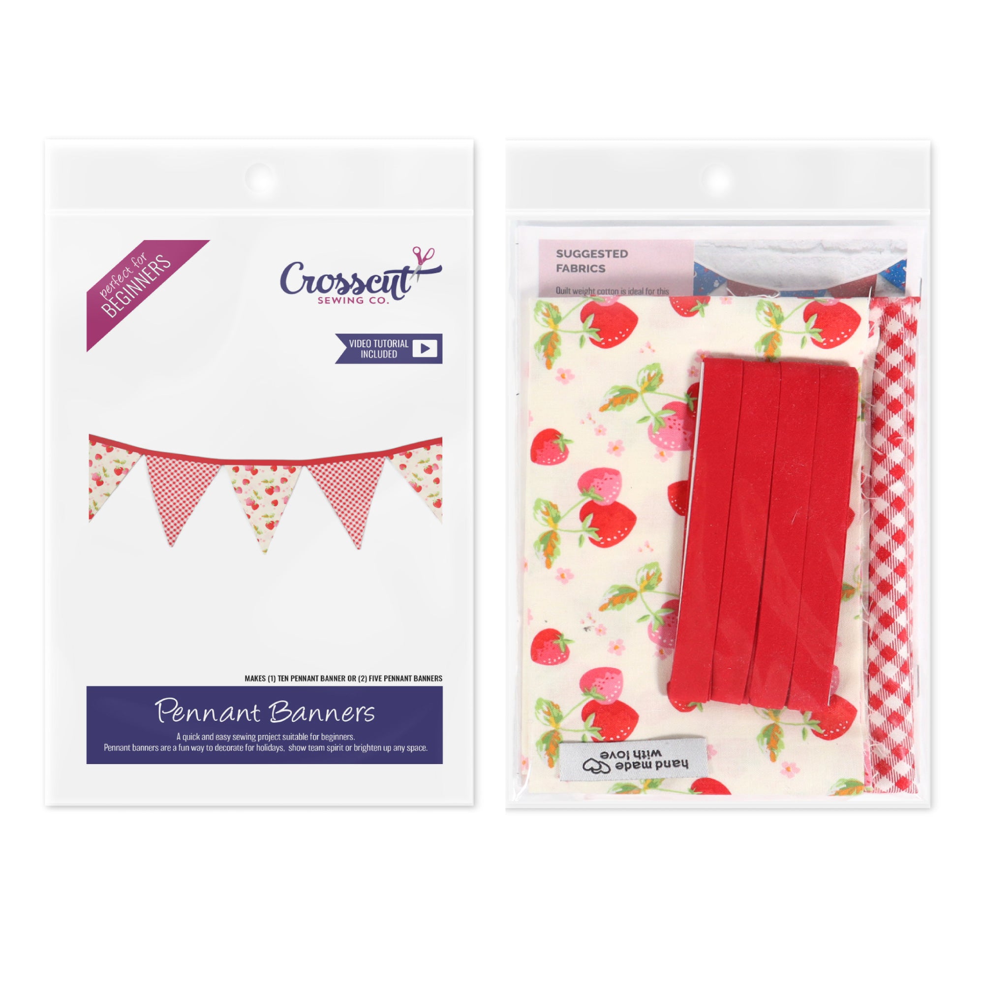 Pennant Banner Sewing Kit