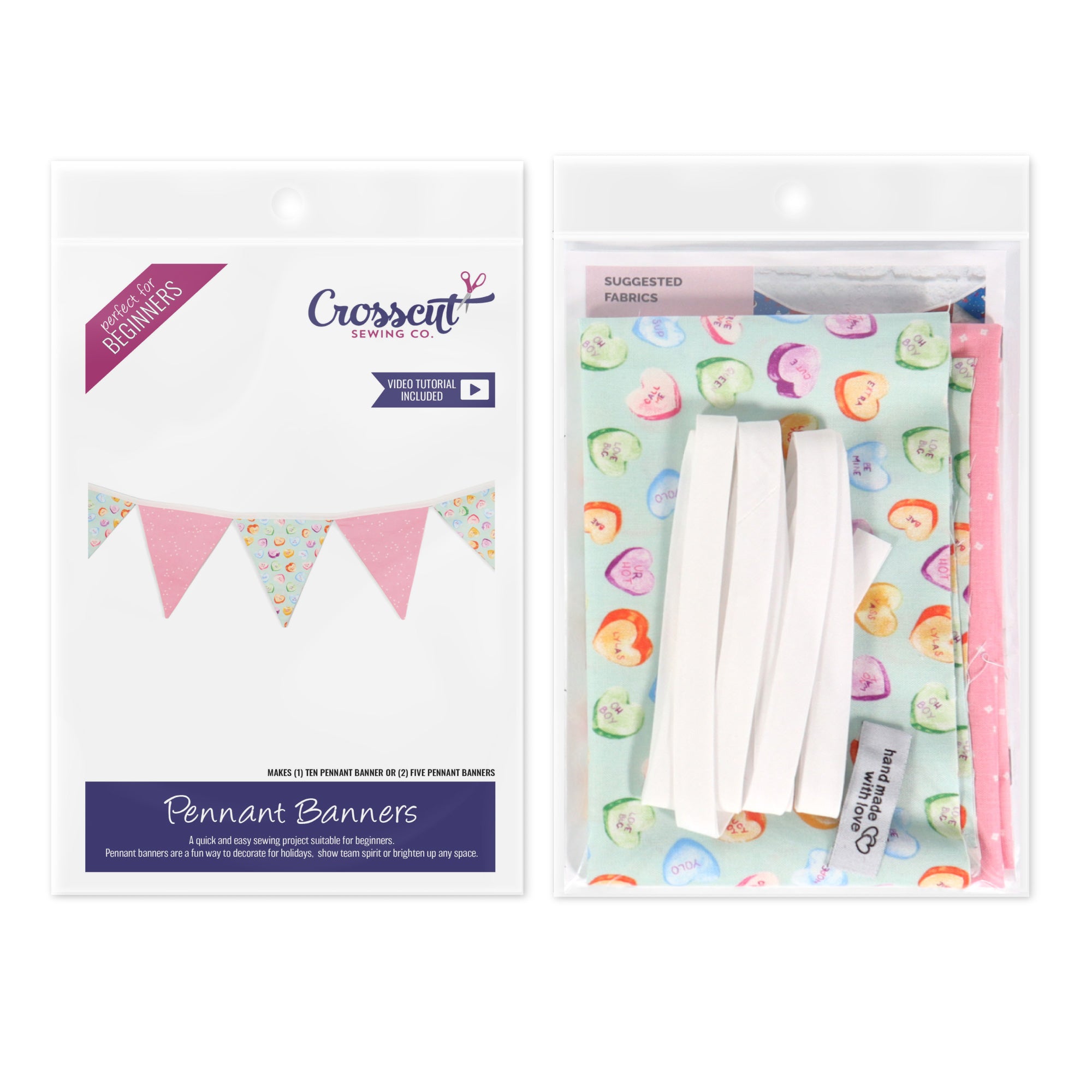 Pennant Banner Sewing Kit