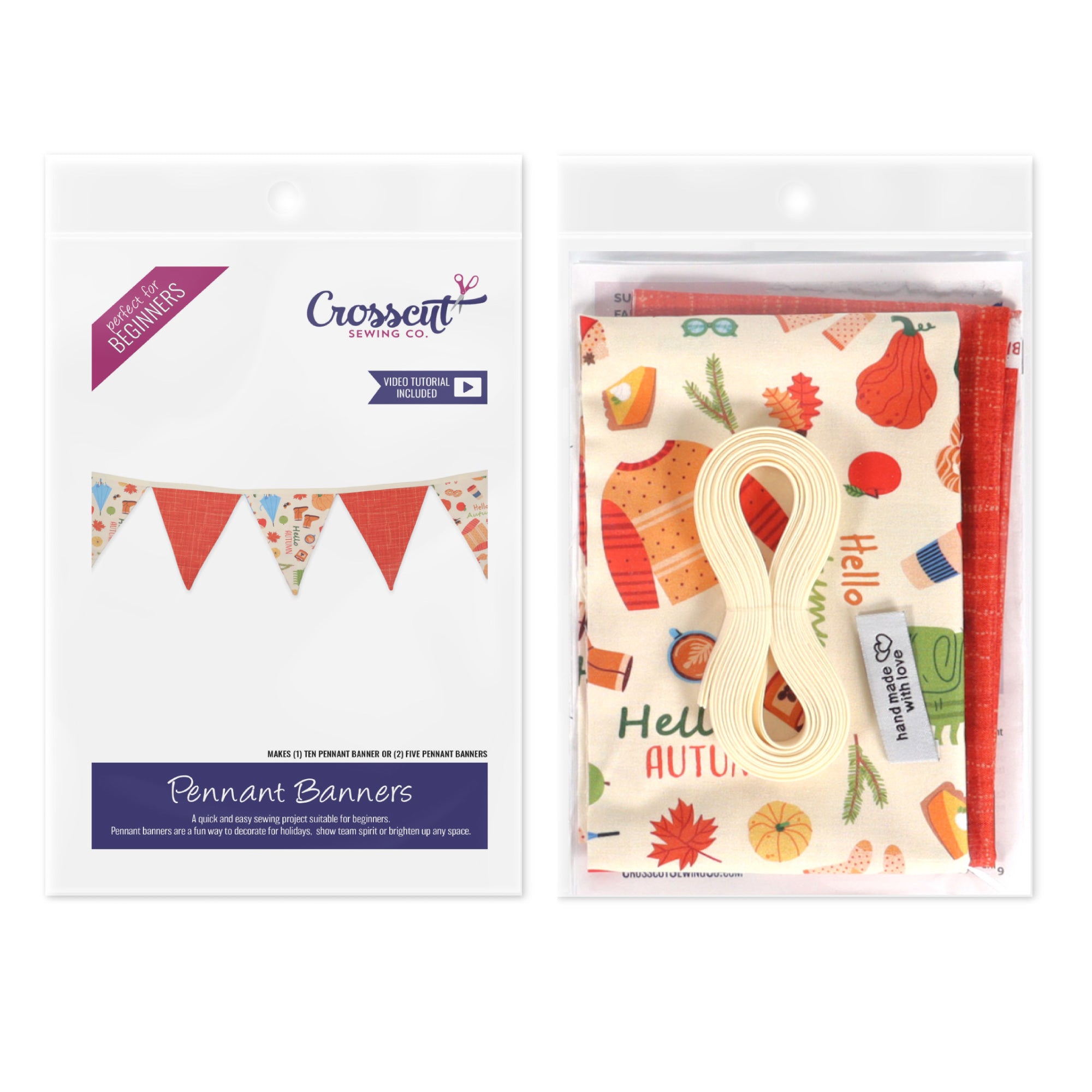 Pennant Banner Sewing Kit