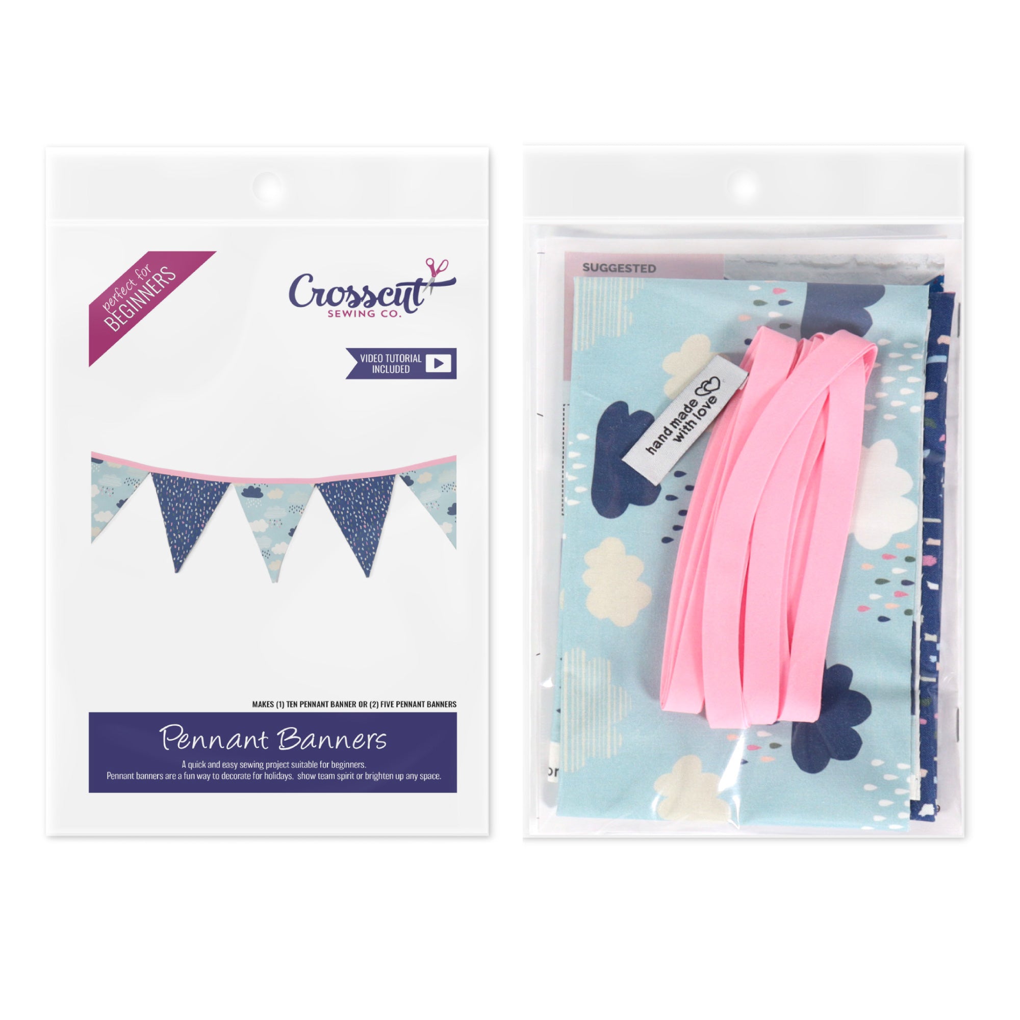 Pennant Banner Sewing Kit