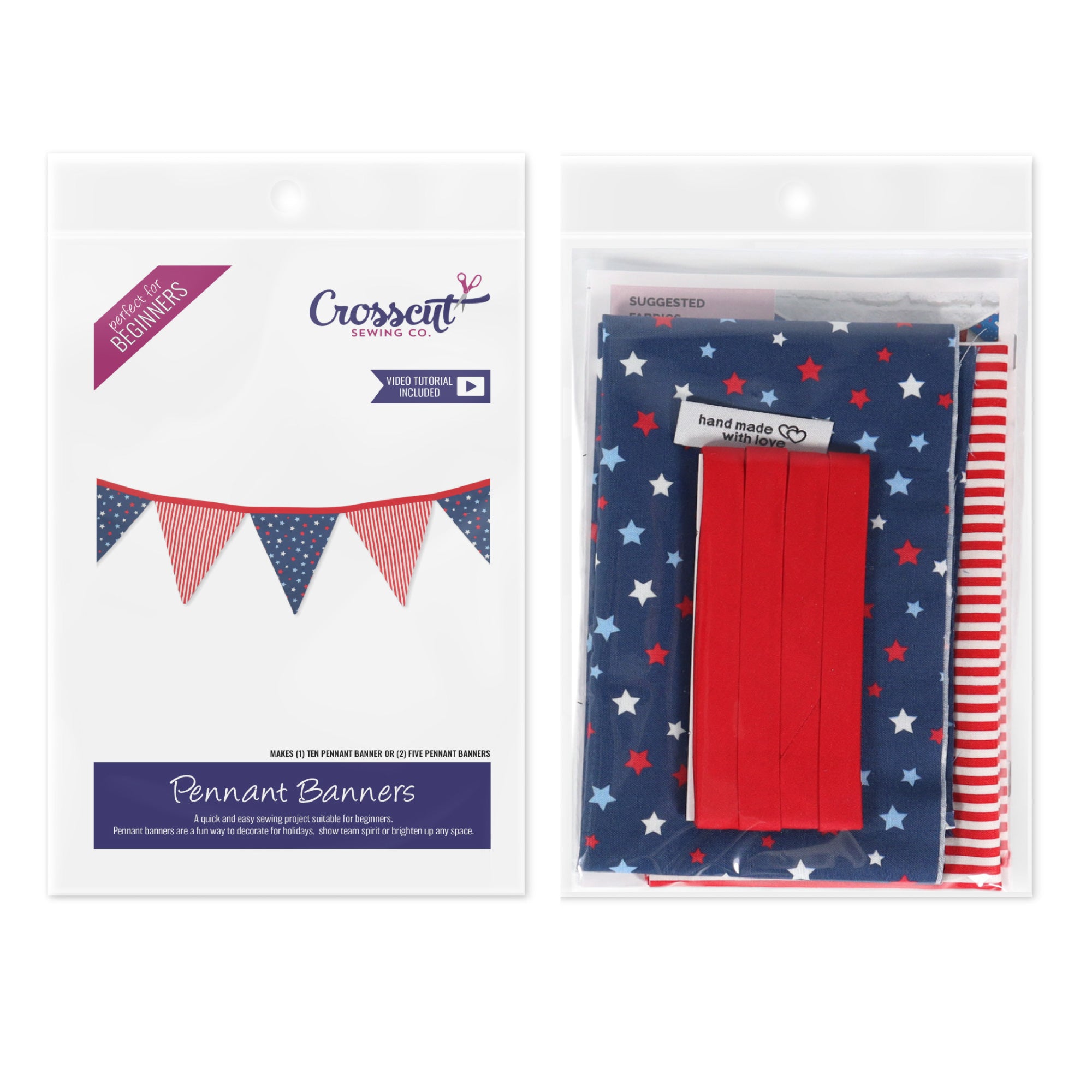 Pennant Banner Sewing Kit