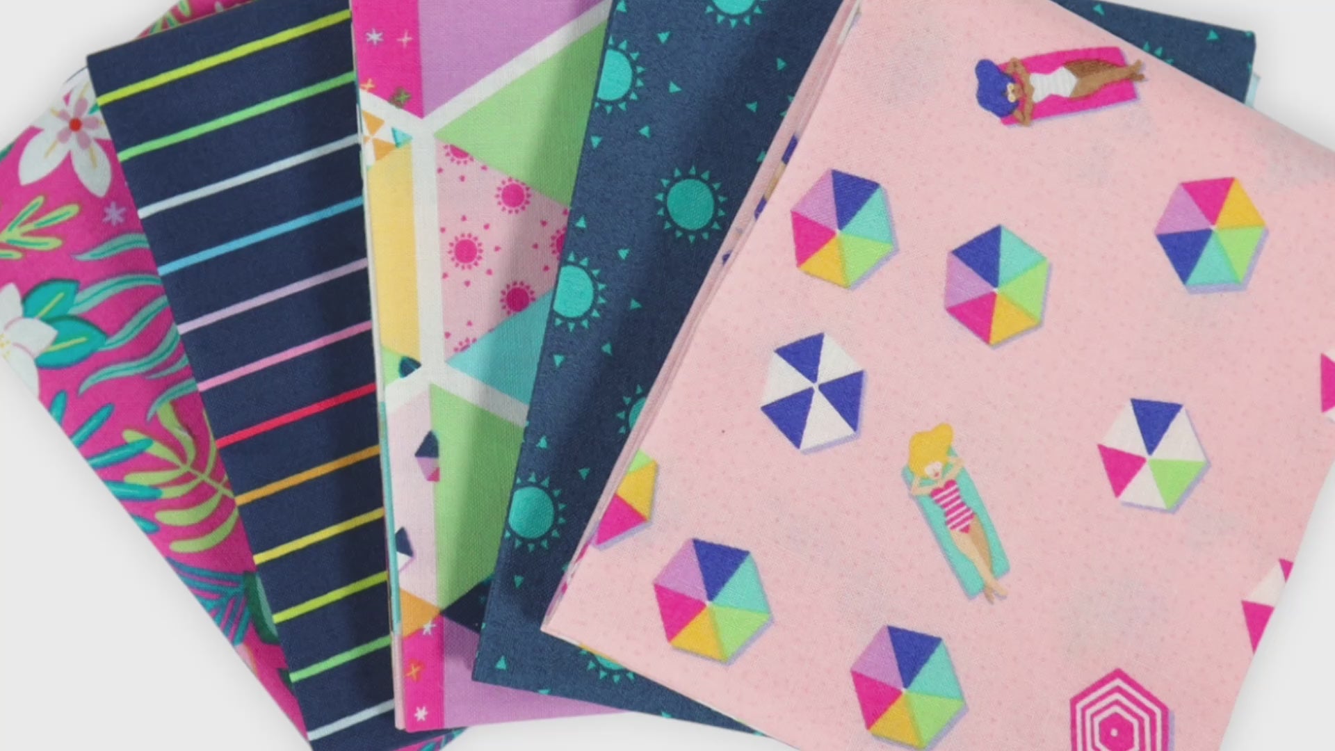 Beach Day (5) Piece Fat Quarter Bundle