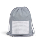 Drawstring Backpack Sewing Kit Gray Dot