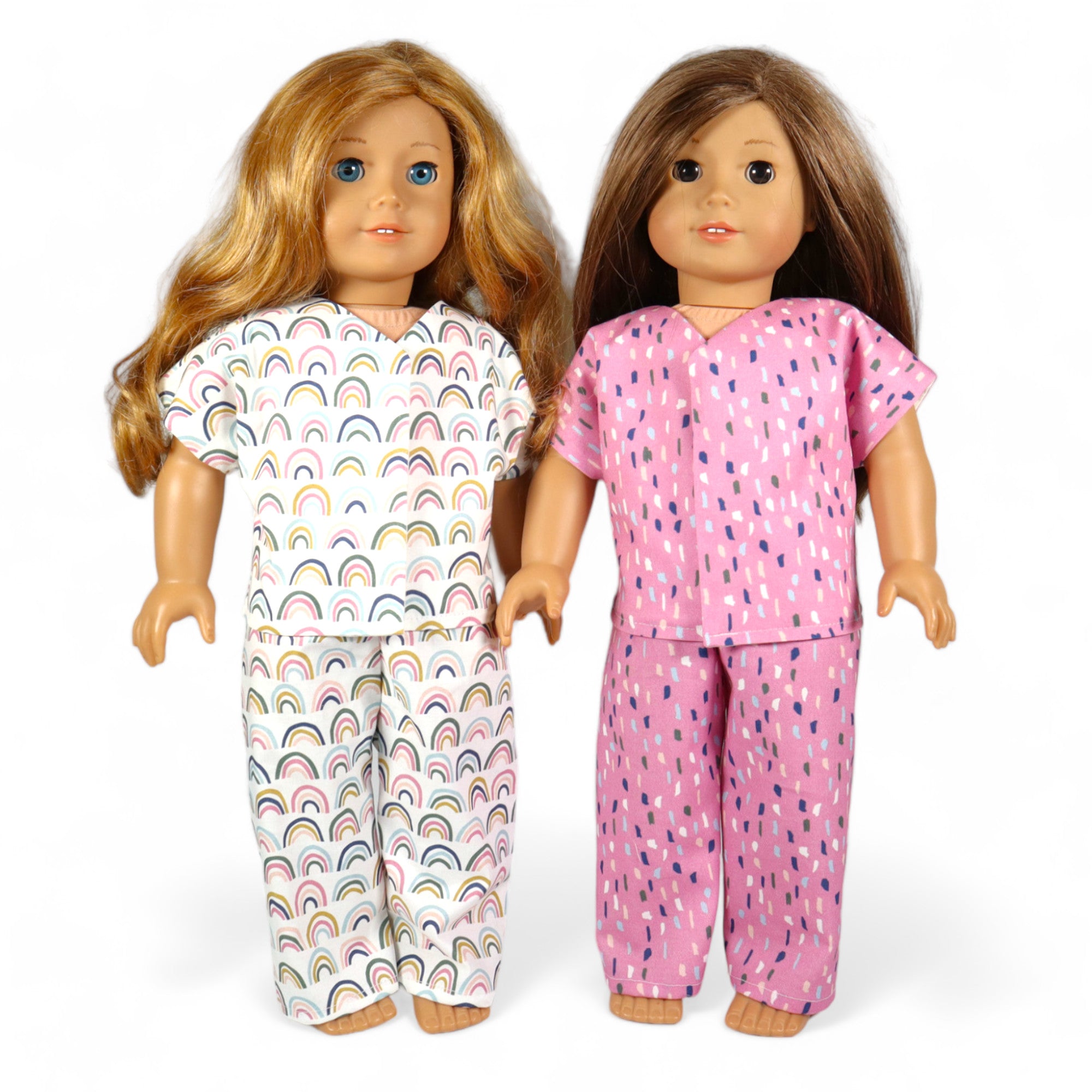 Doll Pajama Sewing Kit - Pink Rain – Crosscut Sewing Co.