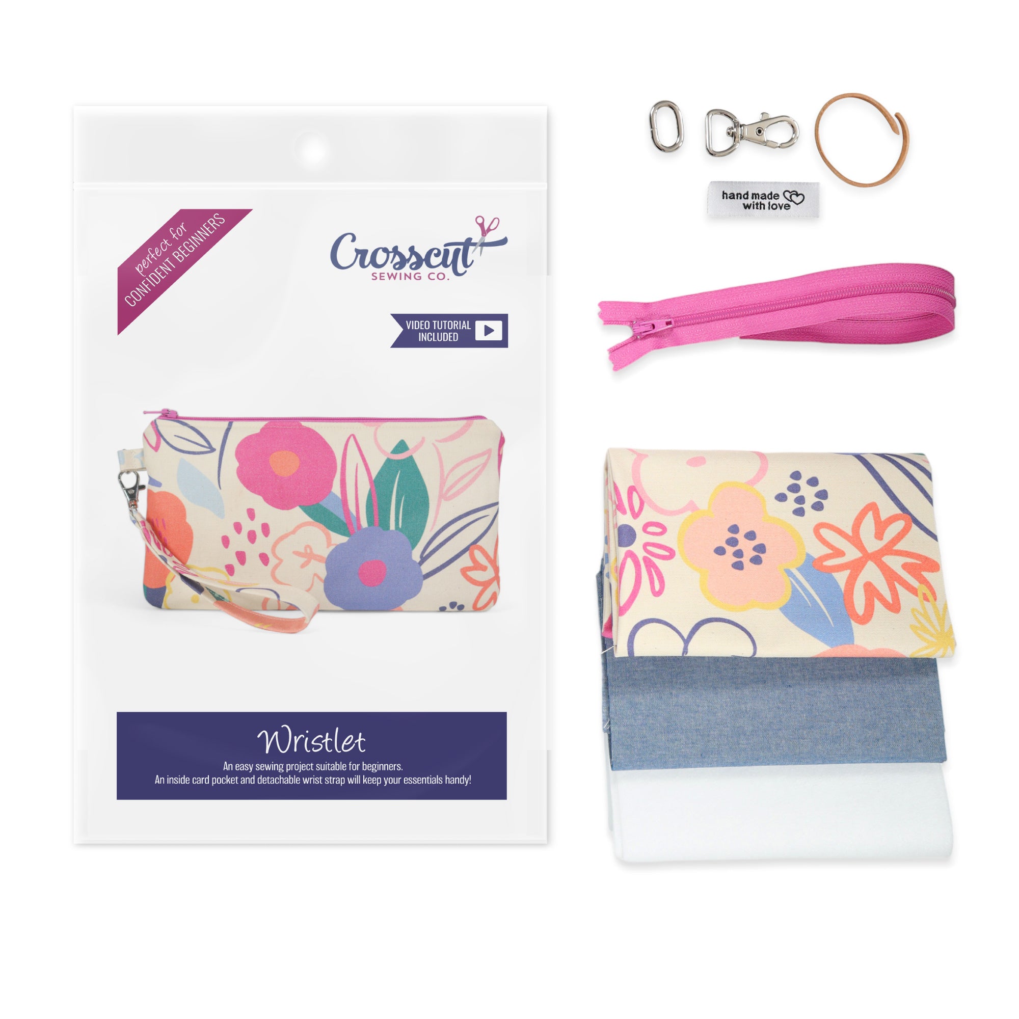 Thread Wrislets Wristlet Video – Crosscut Sewing Co.