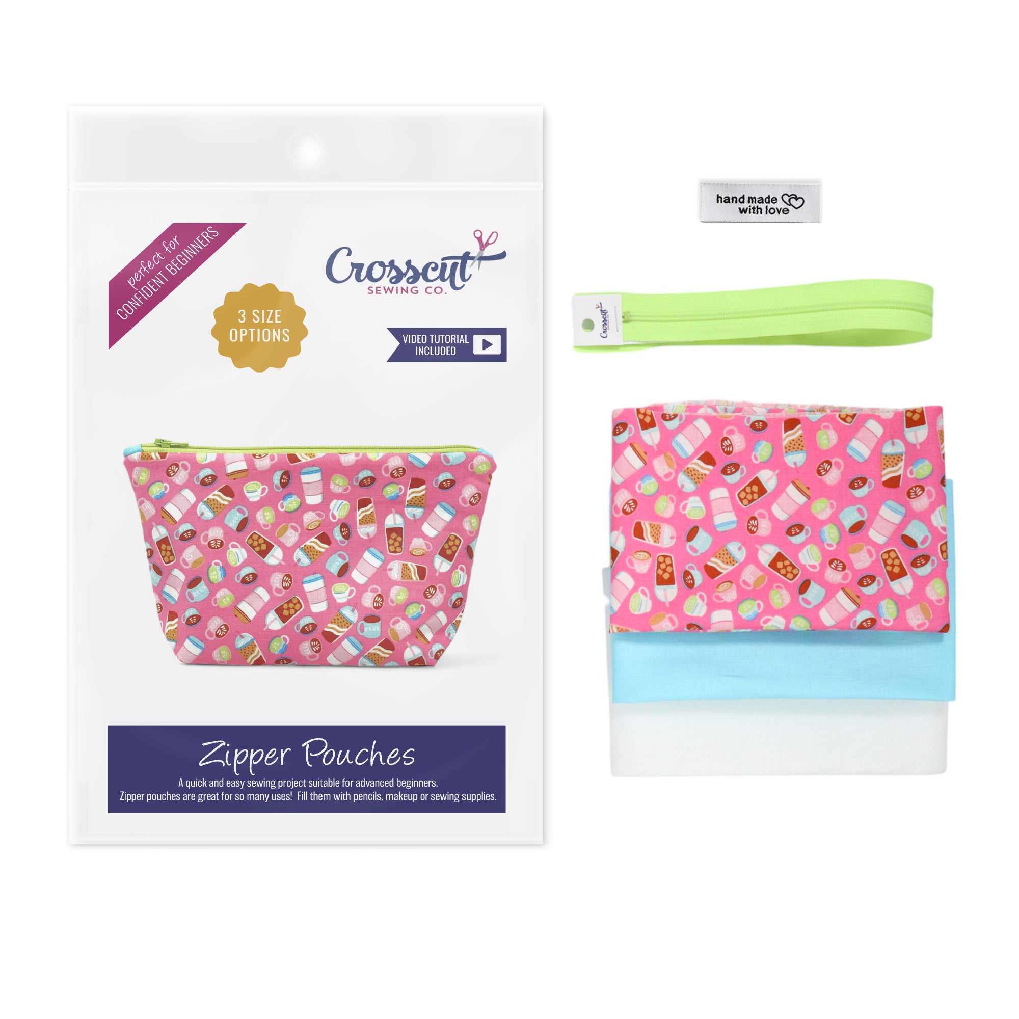 Zipper Pouch Sewing Kit