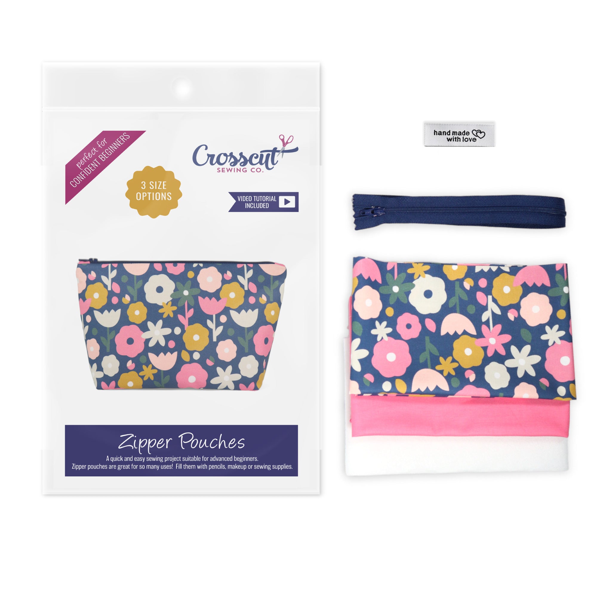 Zipper Pouch Sewing Kit