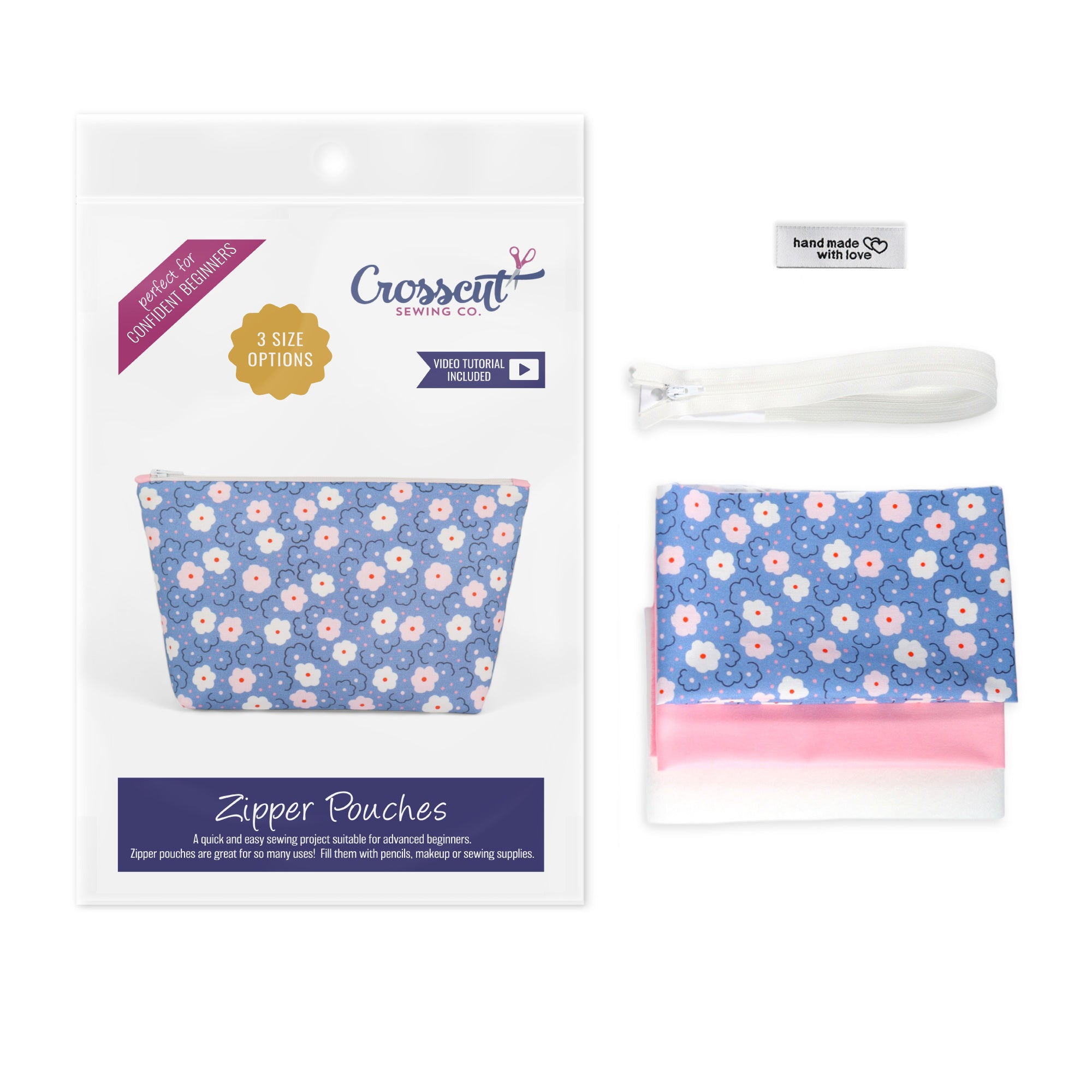 Zipper Pouch Sewing Kit