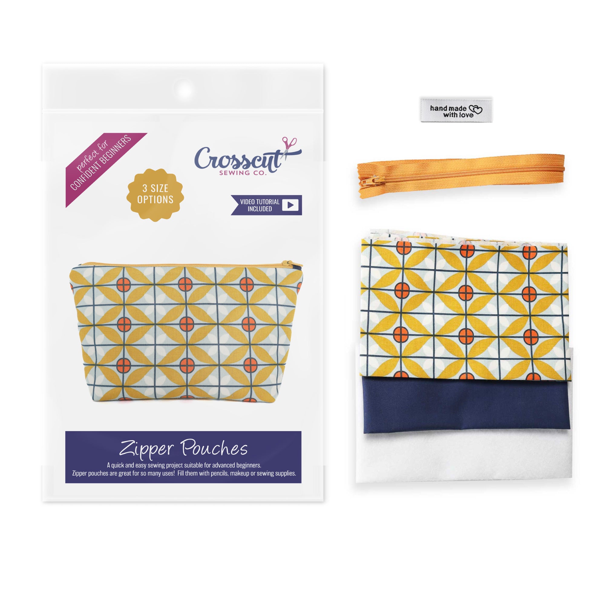 Zipper Pouch Sewing Kit