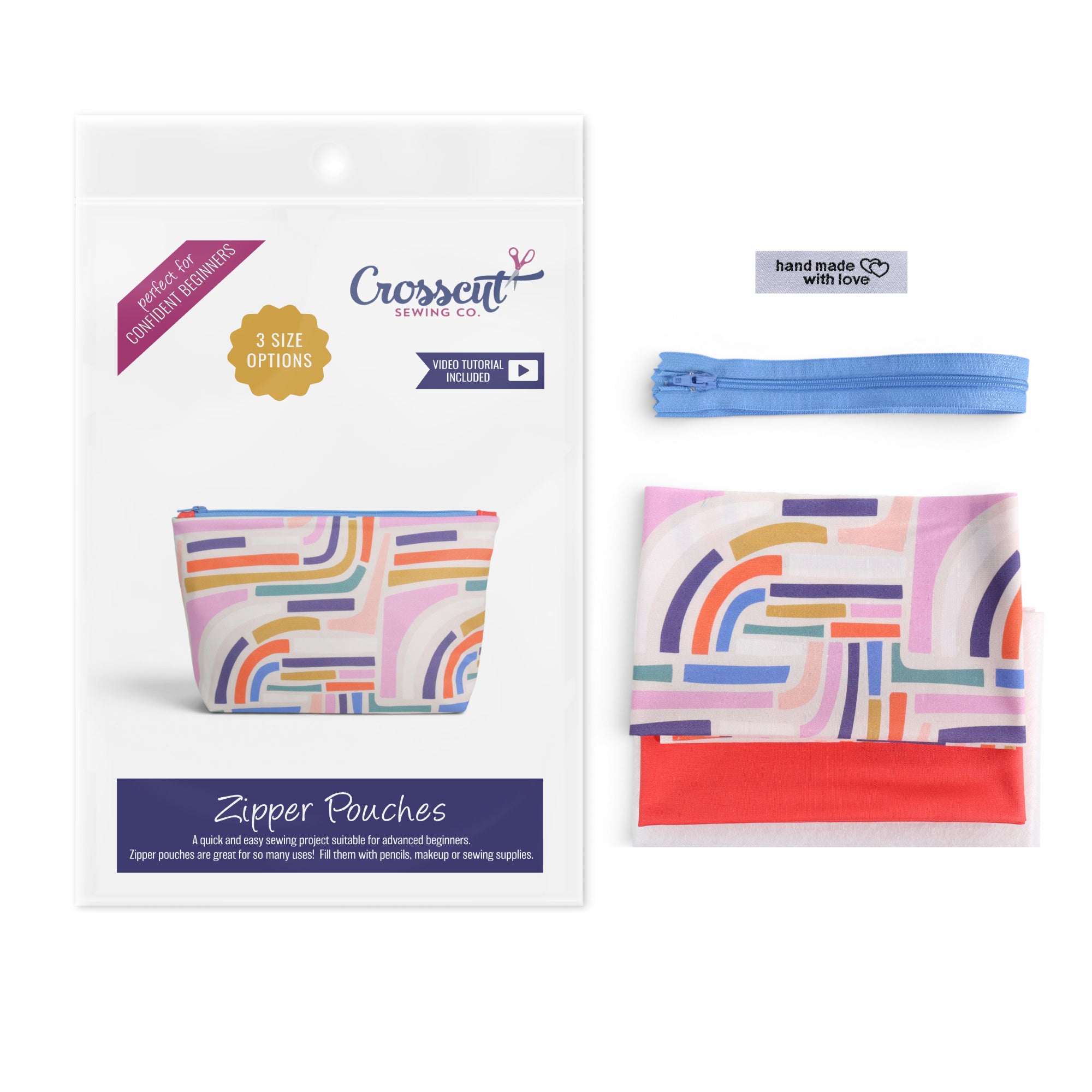 Zipper Pouch Sewing Kit