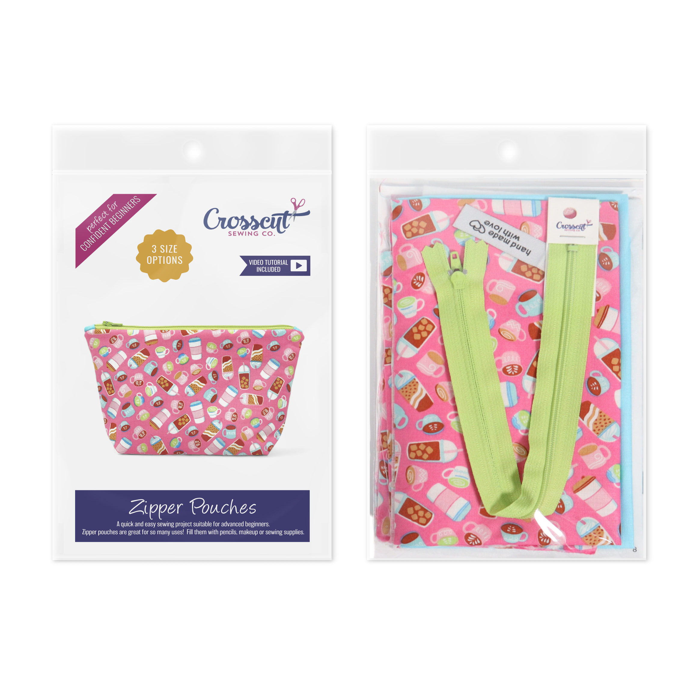 Zipper Pouch Sewing Kit