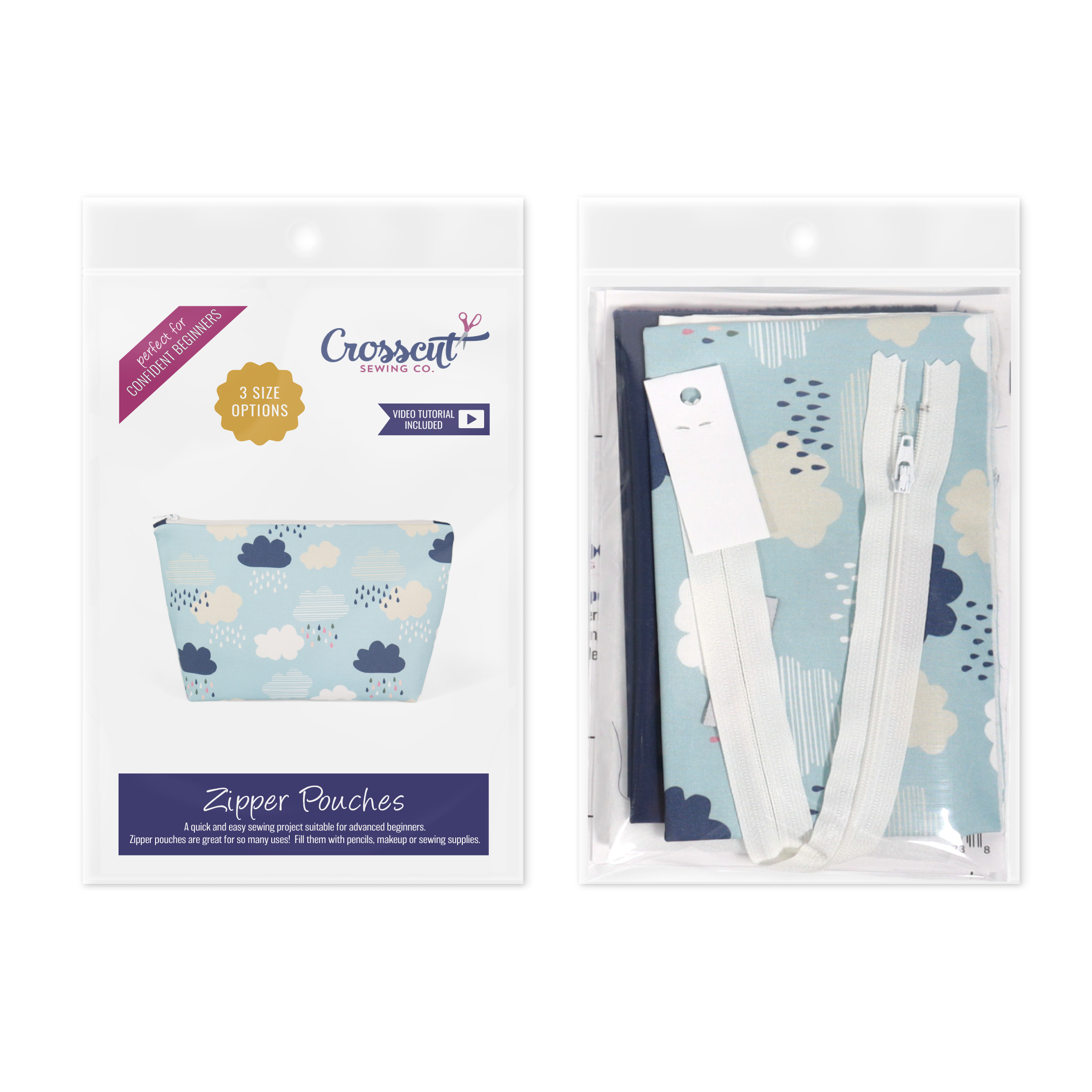 Zipper Pouch Sewing Kit