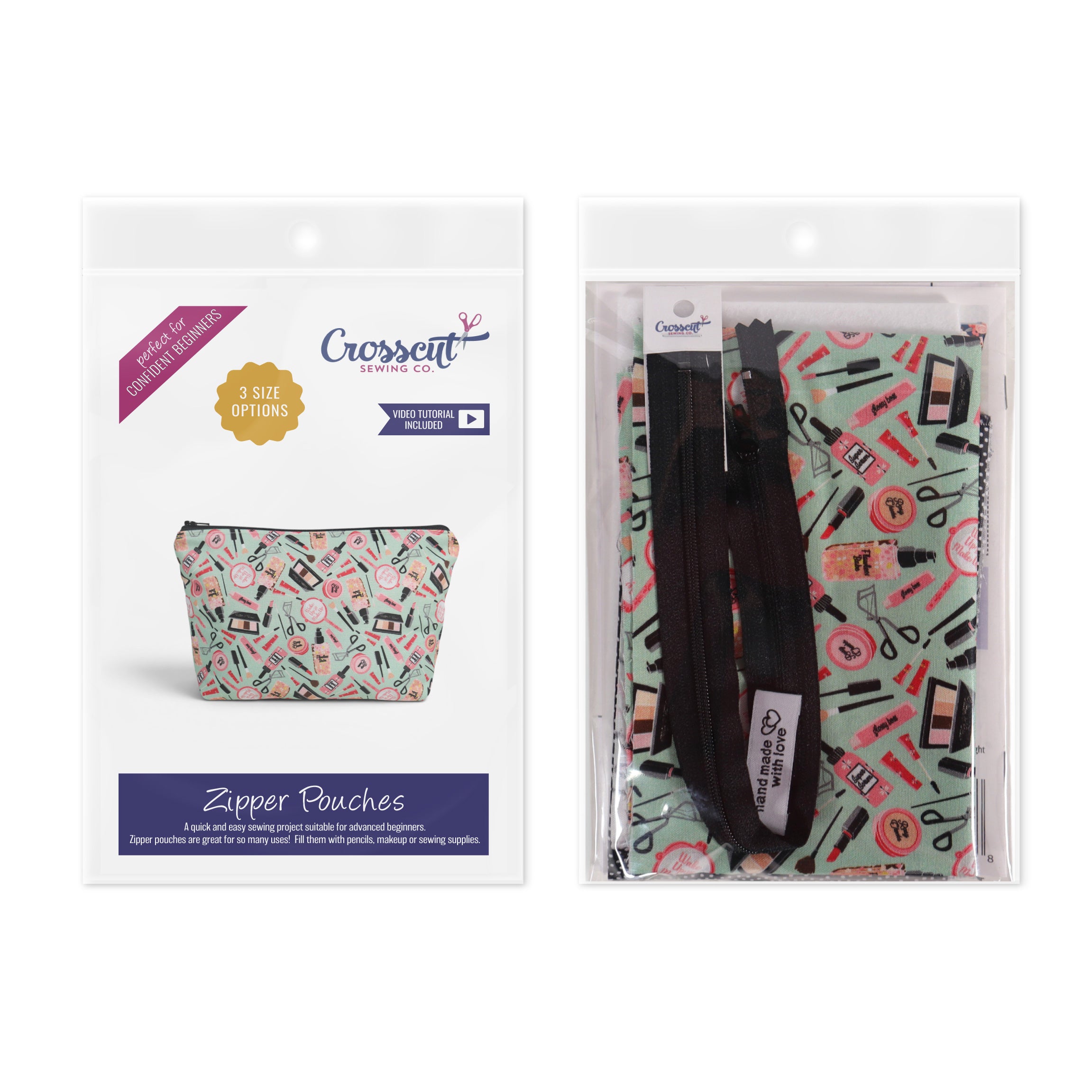Zipper Pouch Sewing Kit