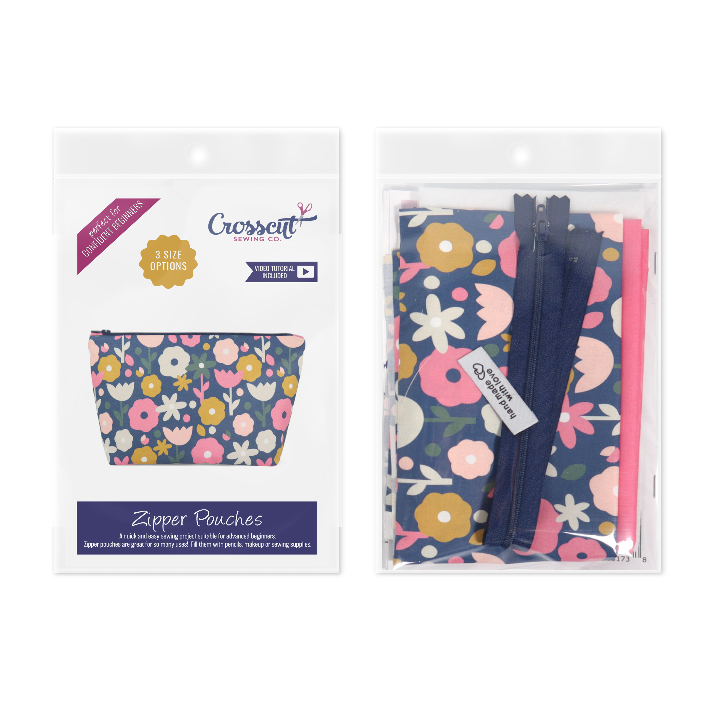 Zipper Pouch Sewing Kit
