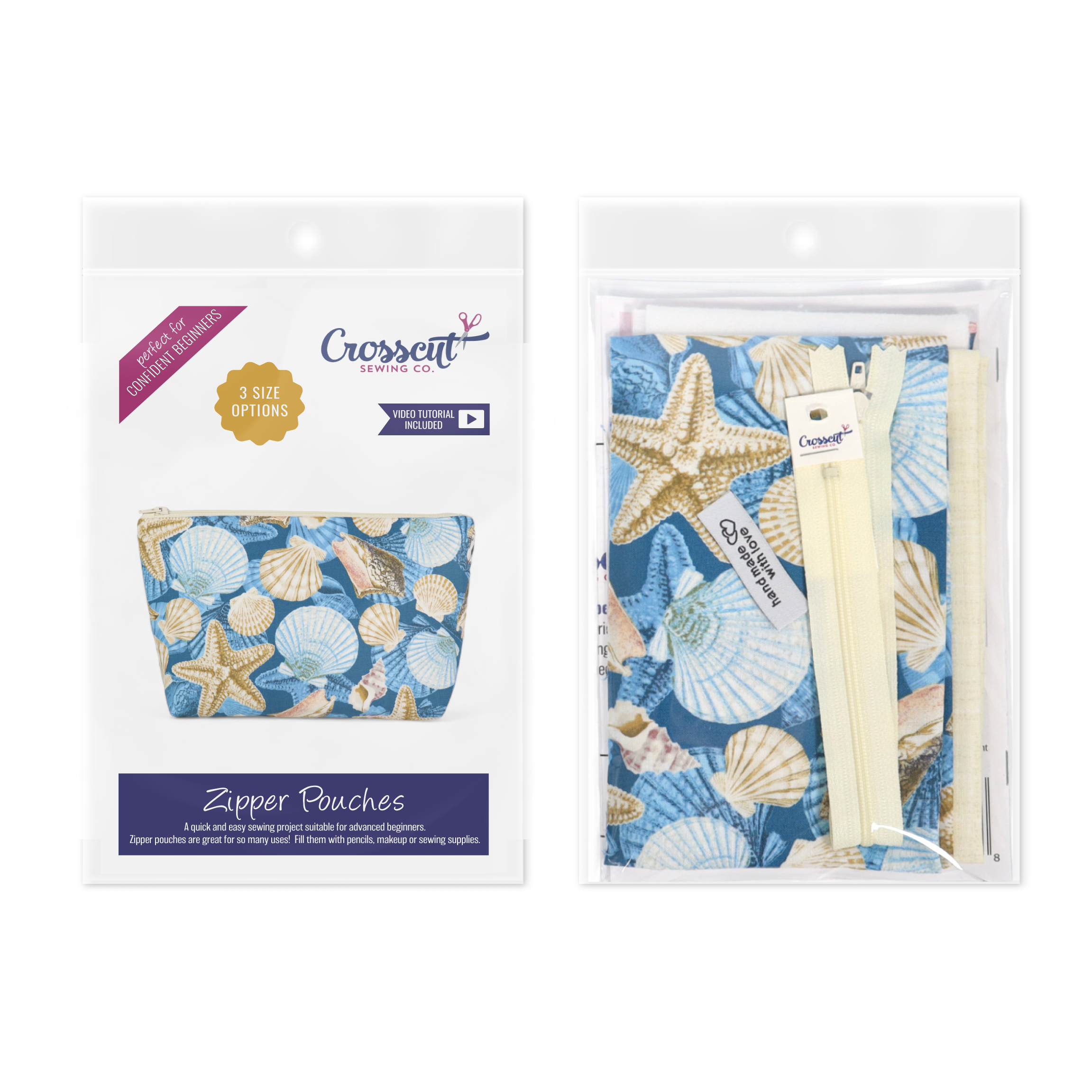 Zipper Pouch Sewing Kit