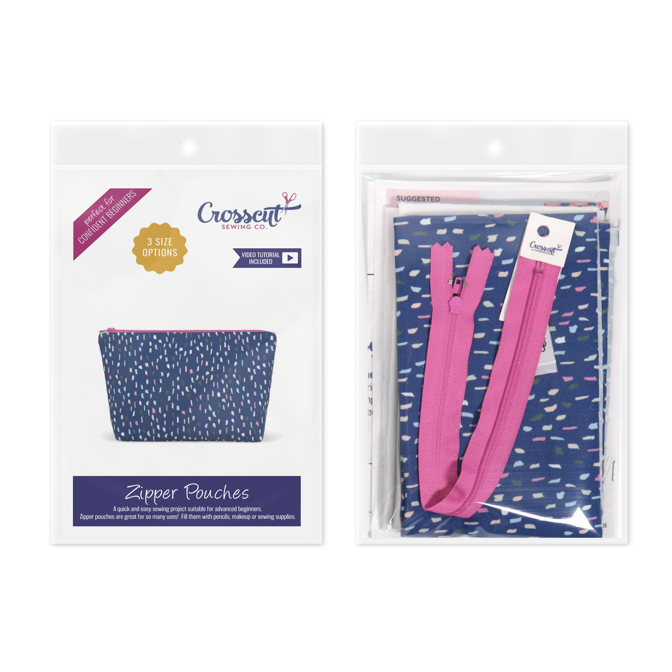 Zipper Pouch Sewing Kit