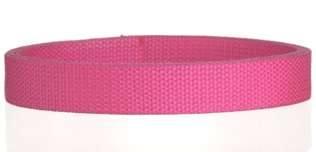 Synthetic Cotton Canvas Webbing - 1.5" Wide - Hot Pink
