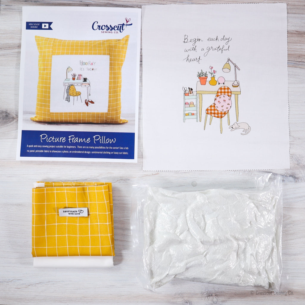 Picture Frame Pillow Sewing Project Kit - Simple As That