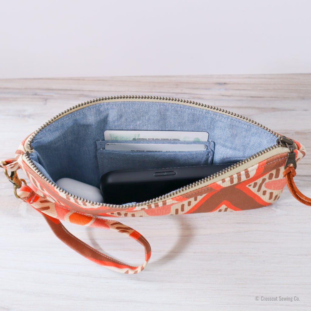 Wristlet - Downloadable PDF Sewing Pattern & Video Tutorial